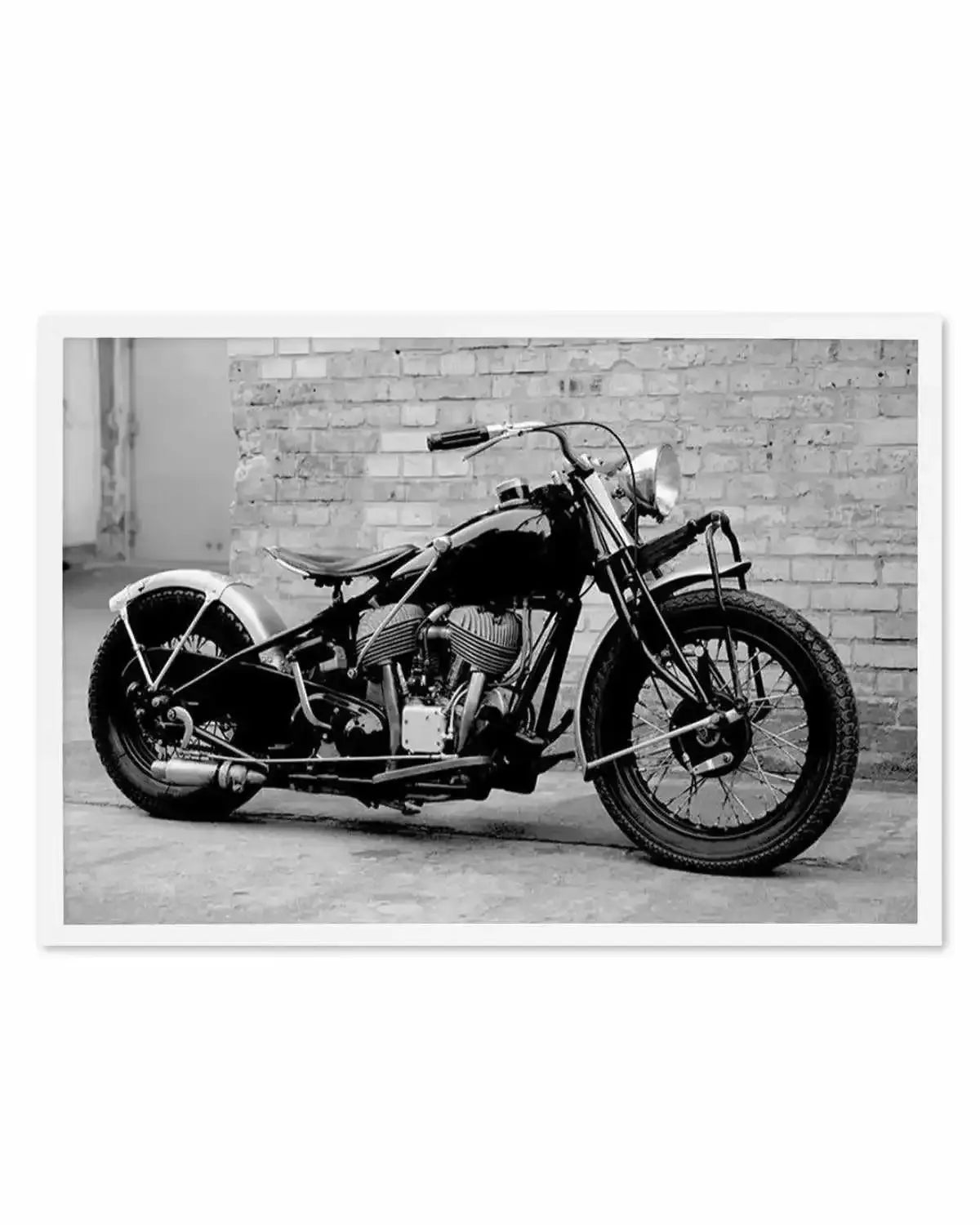 Classic Motorcycle Art Print from Olive et Oriel where you can shop wallpaper and artworks online