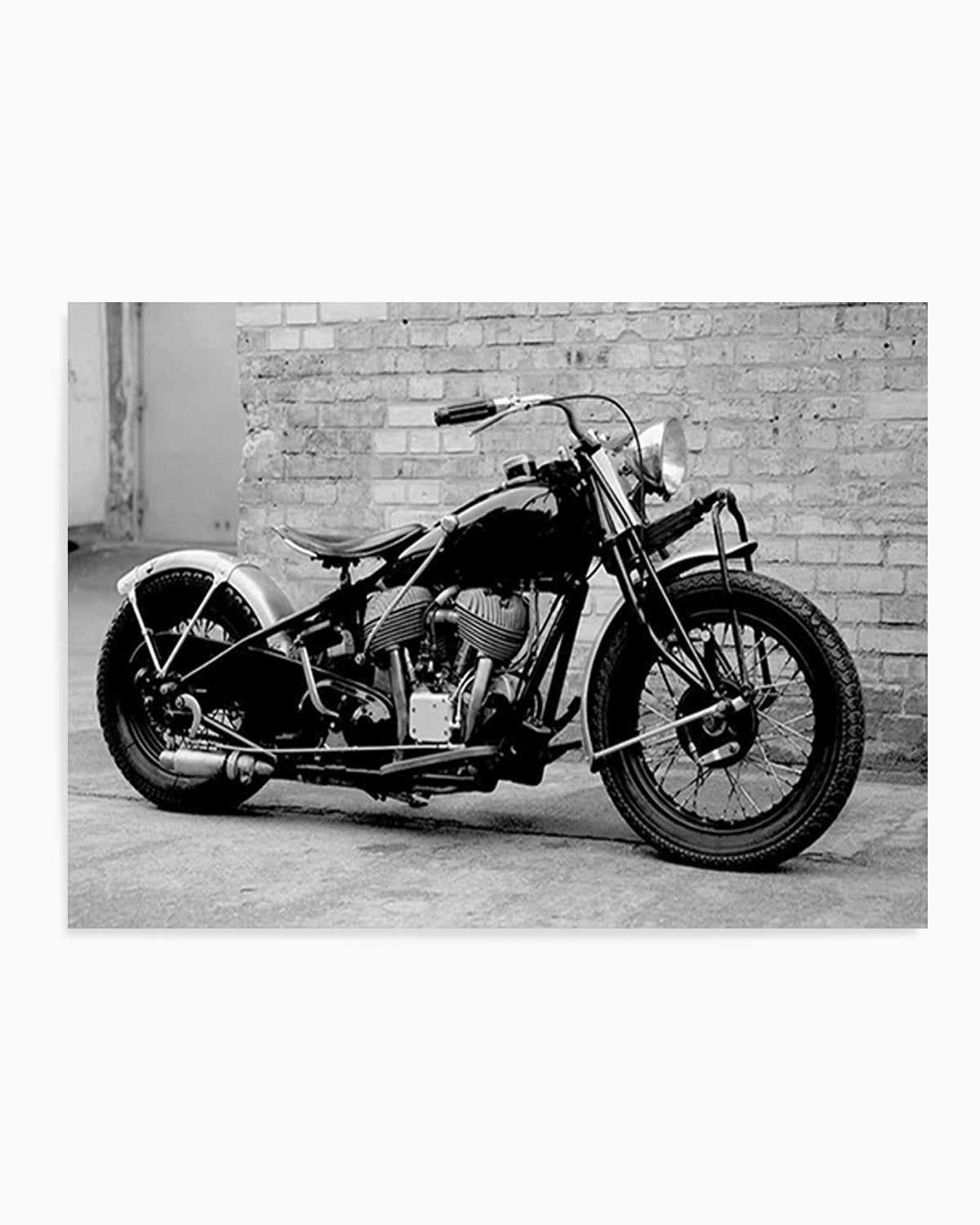 Classic Motorcycle Art Print