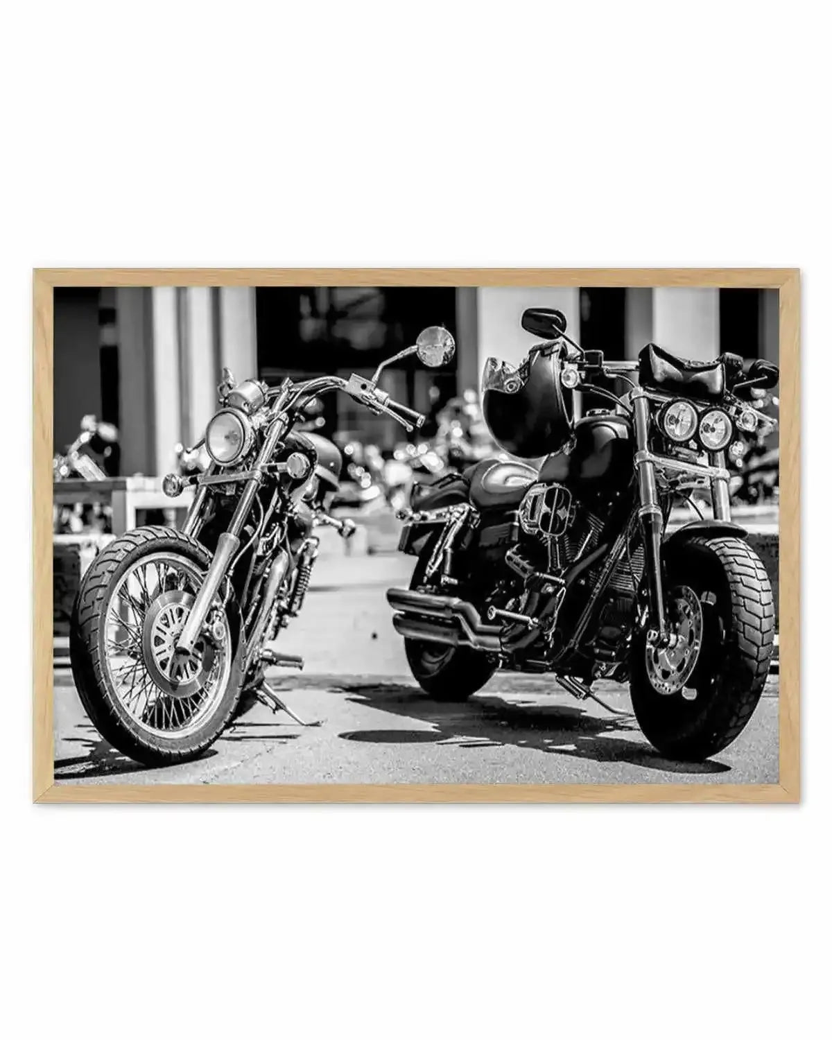 Classic Motorcycle II Art Print from Olive et Oriel where you can shop wallpaper and artworks online