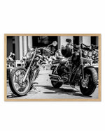Classic Motorcycle II Art Print