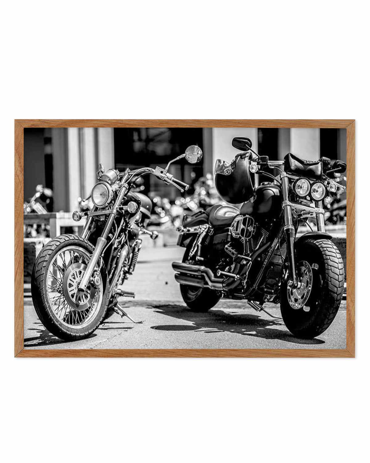 Classic Motorcycle II Art Print