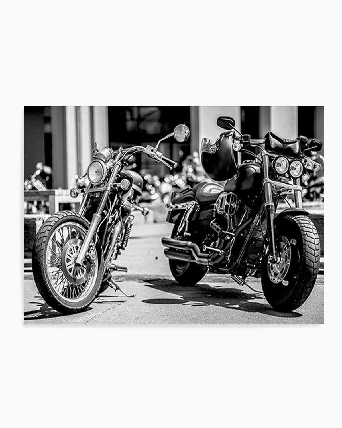 Classic Motorcycle II Art Print