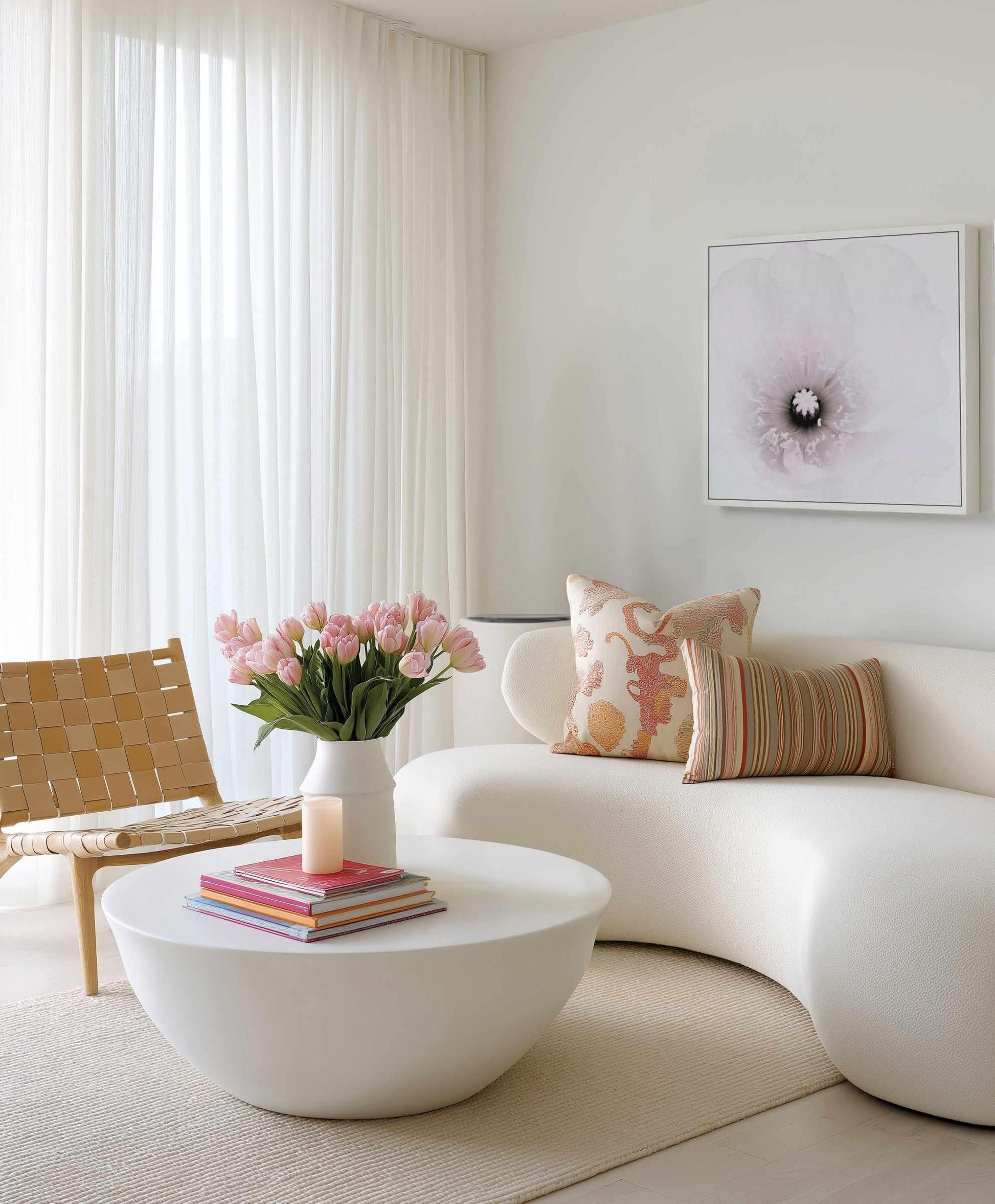 Classic Poppy | Framed Canvas Art Print from Olive et Oriel where you can shop wallpaper and artworks online