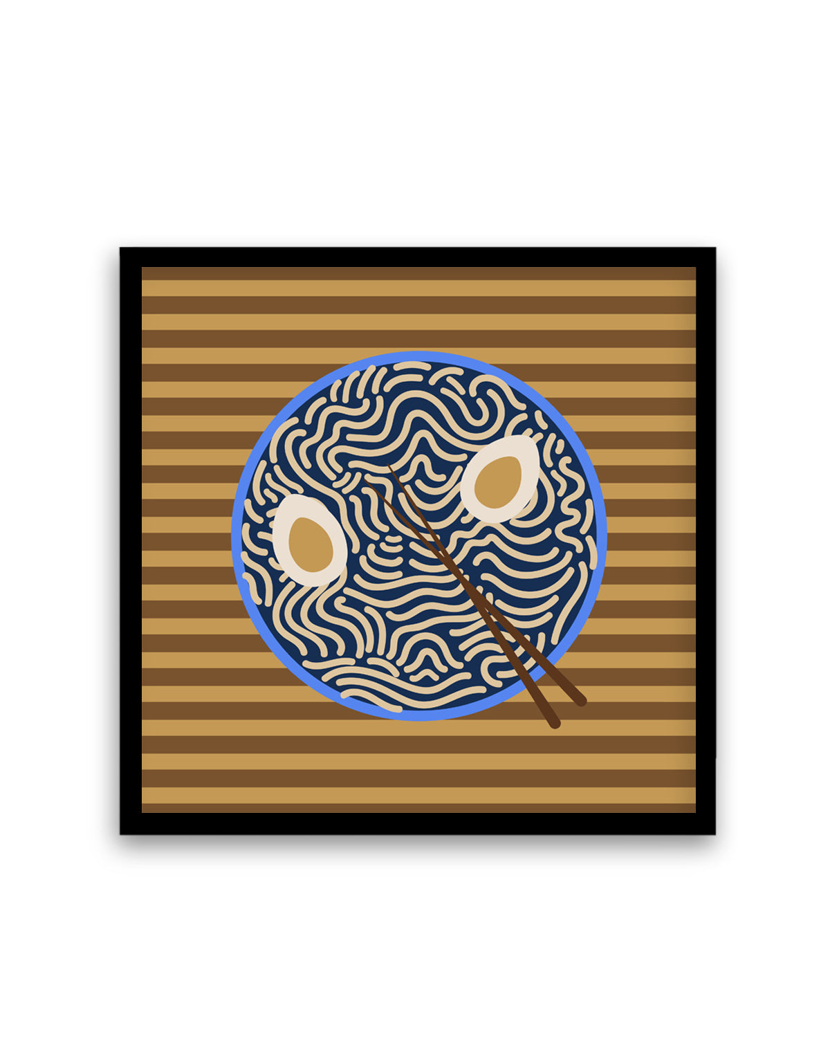 Classic Ramen Bowl by Olena Kovalova | Art Print