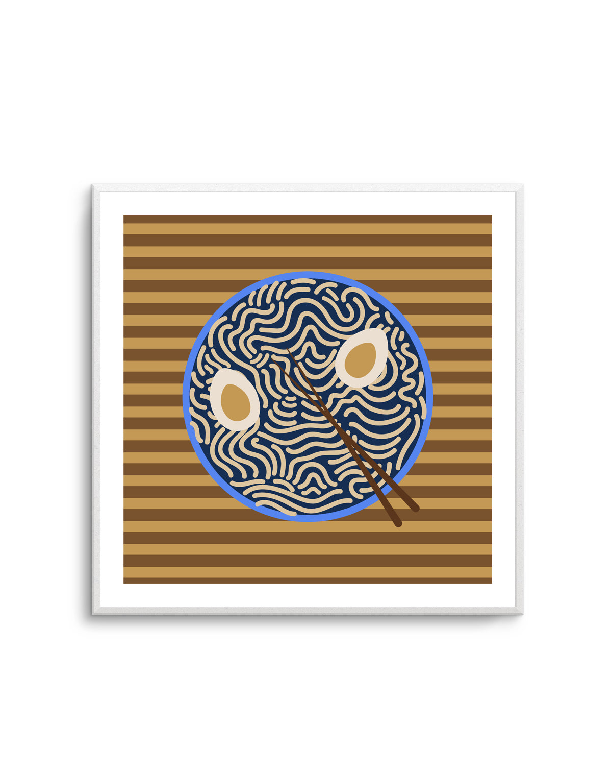 Classic Ramen Bowl by Olena Kovalova | Art Print