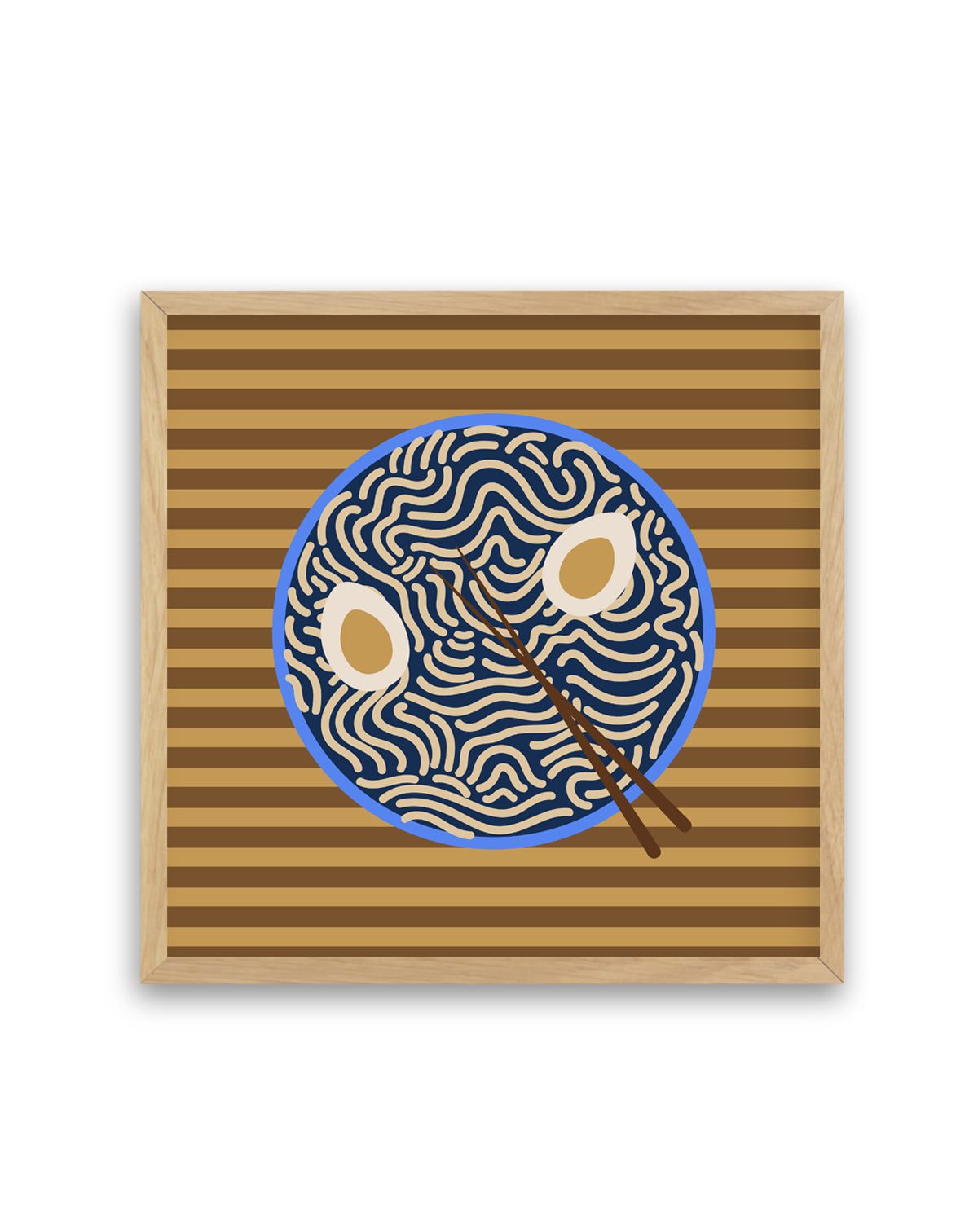 Classic Ramen Bowl by Olena Kovalova | Art Print