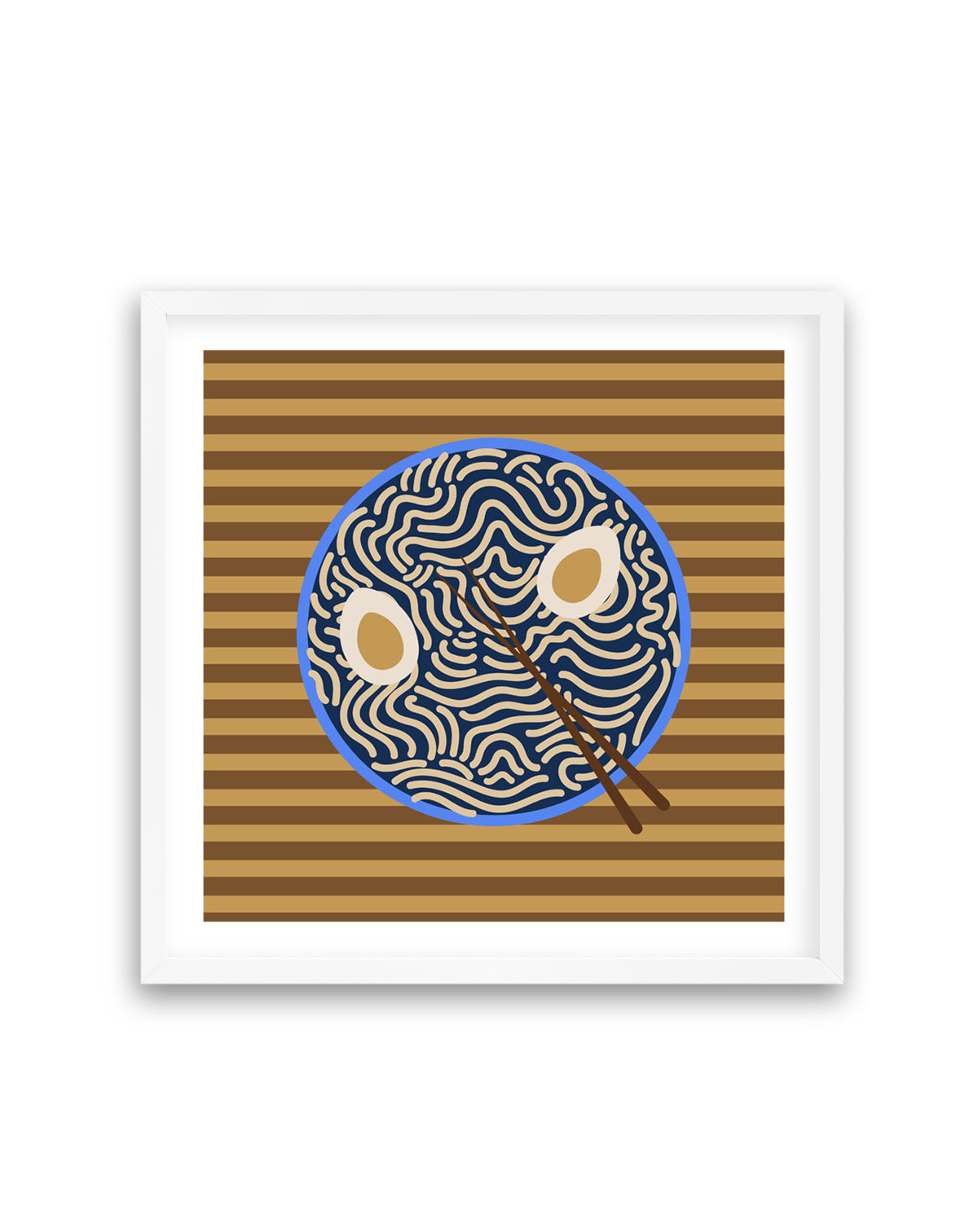 Classic Ramen Bowl by Olena Kovalova | Art Print