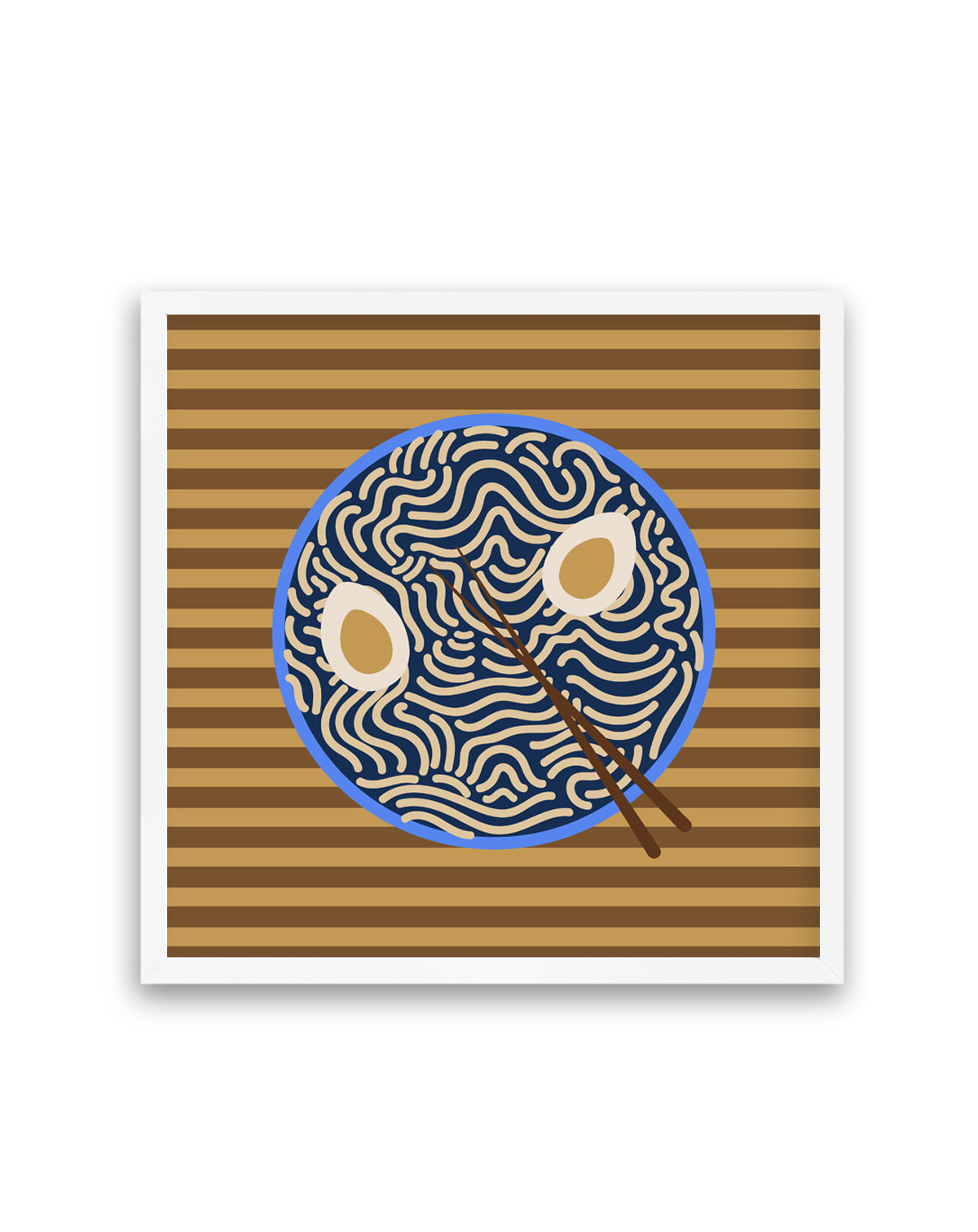 Classic Ramen Bowl by Olena Kovalova | Art Print
