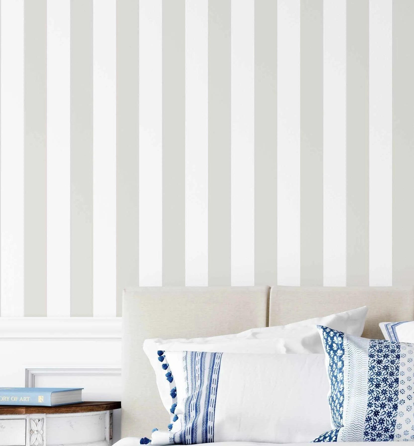 Classic Stripes Wallpaper | 4 Colour Options-Wallpaper-Buy Kids Removable Wallpaper Online Our Custom Made Children√¢‚Ç¨‚Ñ¢s Wallpapers Are A Fun Way To Decorate And Enhance Boys Bedroom Decor And Girls Bedrooms They Are An Amazing Addition To Your Kids Bedroom Walls Our Collection of Kids Wallpaper Is Sure To Transform Your Kids Rooms Interior Style From Pink Wallpaper To Dinosaur Wallpaper Even Marble Wallpapers For Teen Boys Shop Peel And Stick Wallpaper Online Today With Olive et Oriel