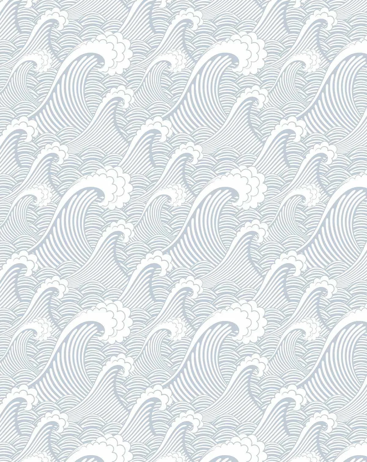 Classic Waves Wallpaper-Wallpaper-Buy Kids Removable Wallpaper Online Our Custom Made Children√¢‚Ç¨‚Ñ¢s Wallpapers Are A Fun Way To Decorate And Enhance Boys Bedroom Decor And Girls Bedrooms They Are An Amazing Addition To Your Kids Bedroom Walls Our Collection of Kids Wallpaper Is Sure To Transform Your Kids Rooms Interior Style From Pink Wallpaper To Dinosaur Wallpaper Even Marble Wallpapers For Teen Boys Shop Peel And Stick Wallpaper Online Today With Olive et Oriel