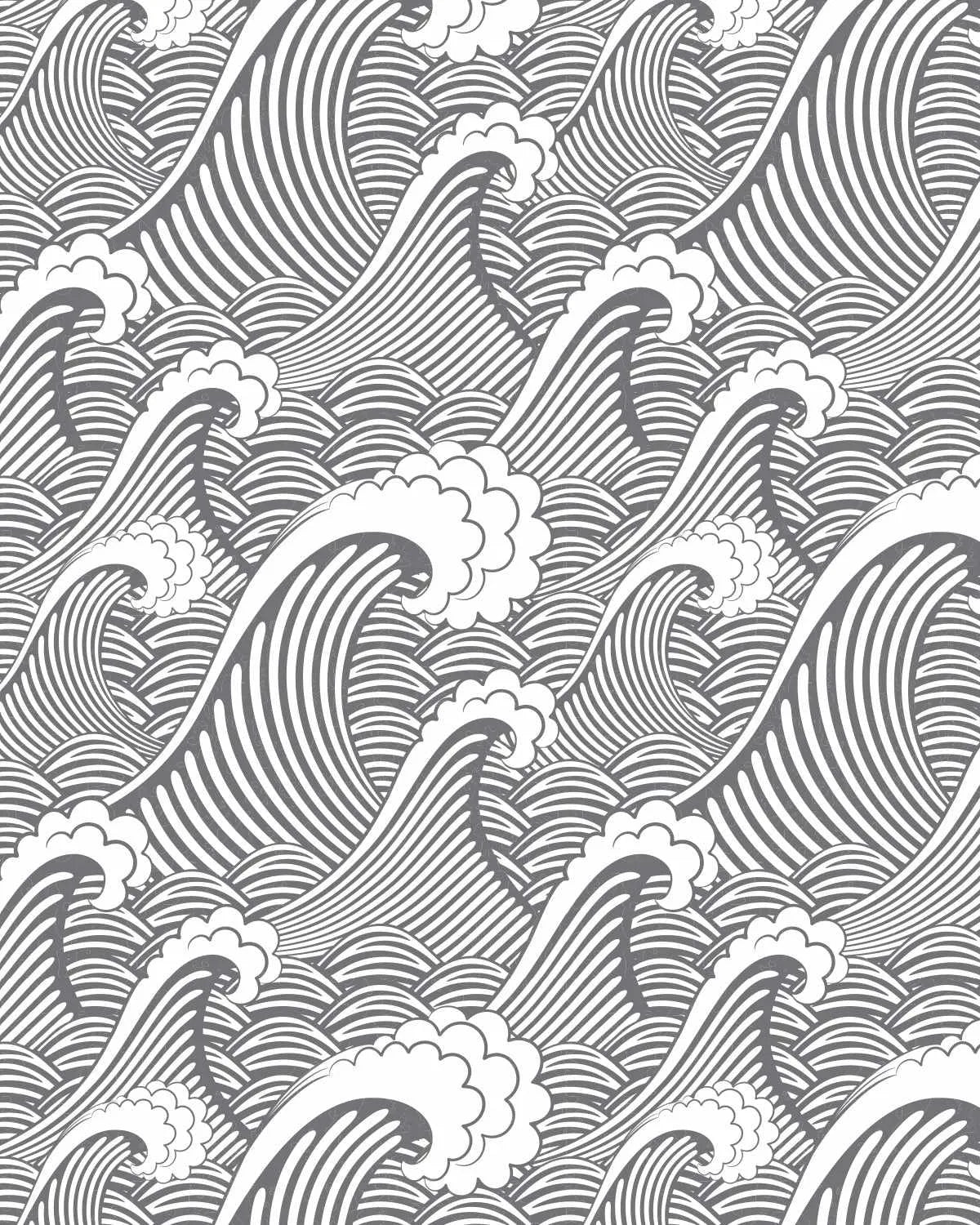 Classic Waves in Black Pearl Wallpaper-Wallpaper-Buy Kids Removable Wallpaper Online Our Custom Made Children√¢‚Ç¨‚Ñ¢s Wallpapers Are A Fun Way To Decorate And Enhance Boys Bedroom Decor And Girls Bedrooms They Are An Amazing Addition To Your Kids Bedroom Walls Our Collection of Kids Wallpaper Is Sure To Transform Your Kids Rooms Interior Style From Pink Wallpaper To Dinosaur Wallpaper Even Marble Wallpapers For Teen Boys Shop Peel And Stick Wallpaper Online Today With Olive et Oriel