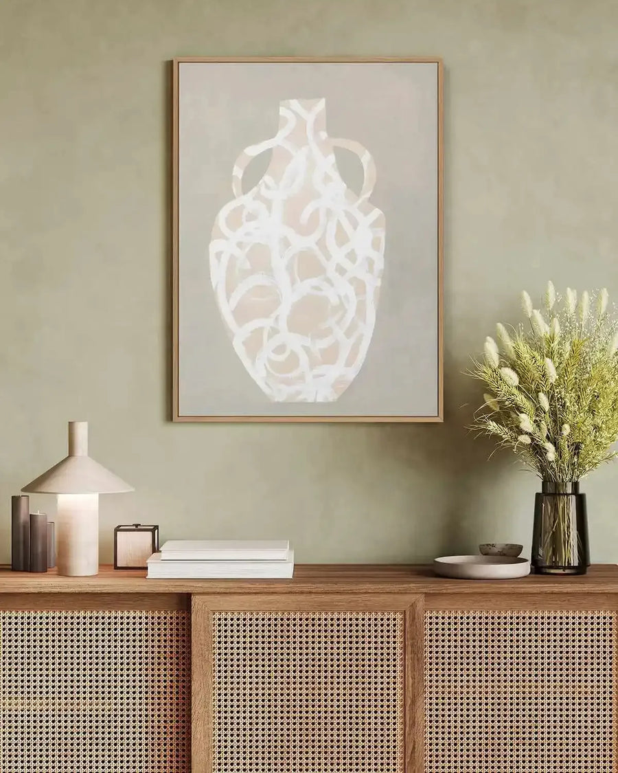 Clay Covered by Design Fabrikken | Framed Canvas Art Print from Olive et Oriel where you can shop wallpaper and artworks online