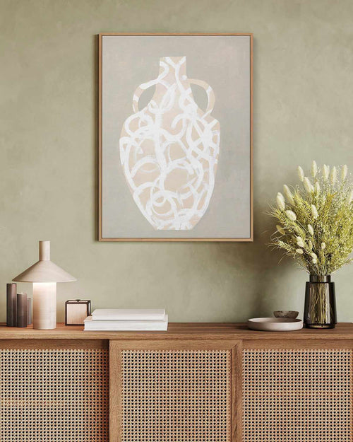 Clay Covered by Design Fabrikken | Framed Canvas Art Print