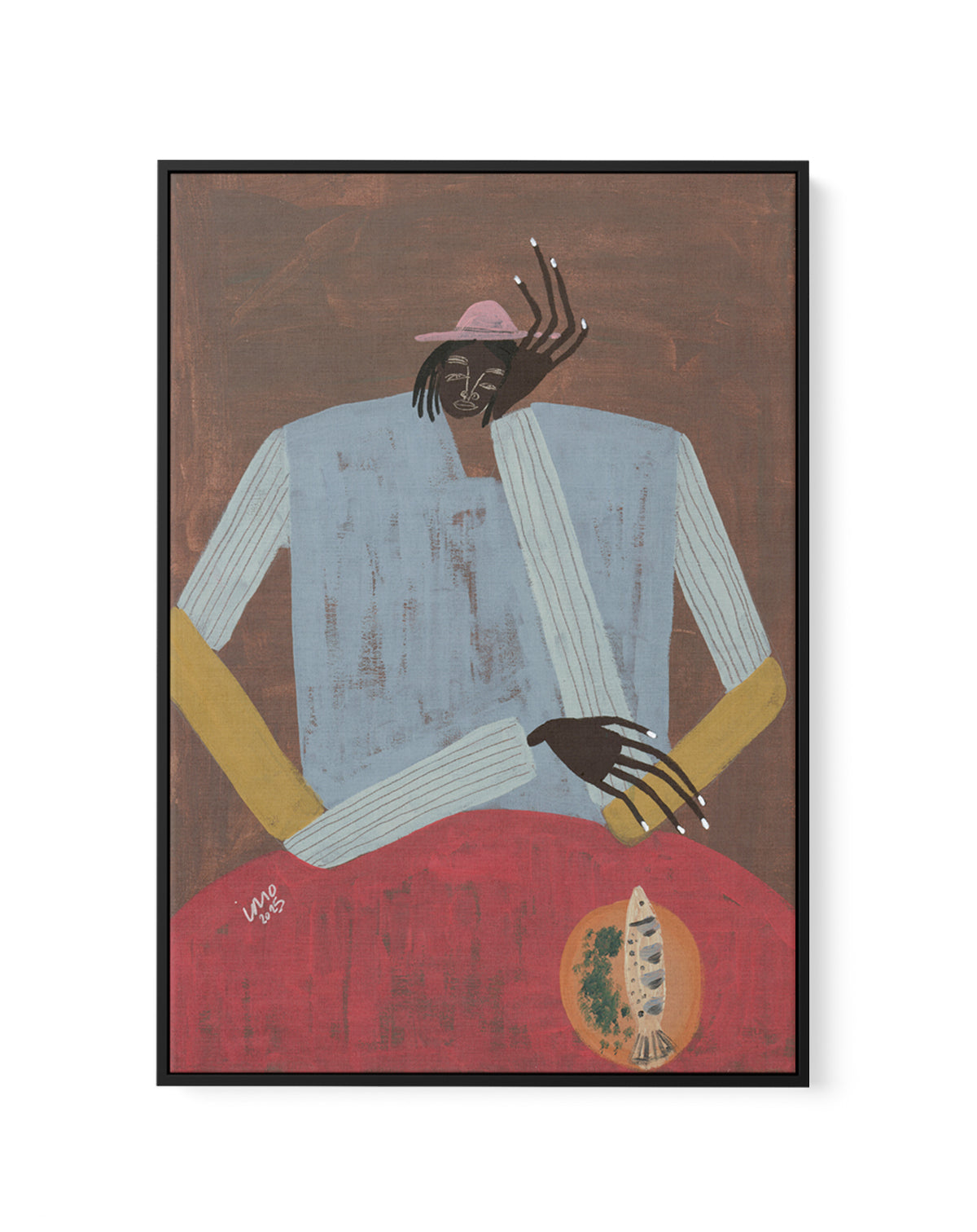 Clear My Head by Studio IMO | Framed Canvas Art Print