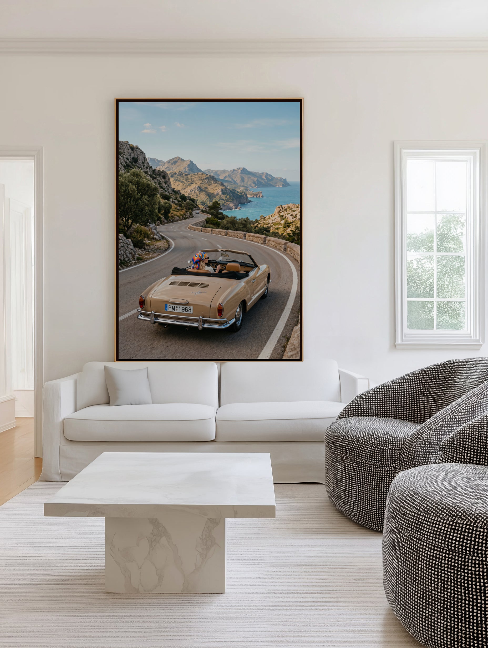 Afternoon View I | Framed Canvas Art Print