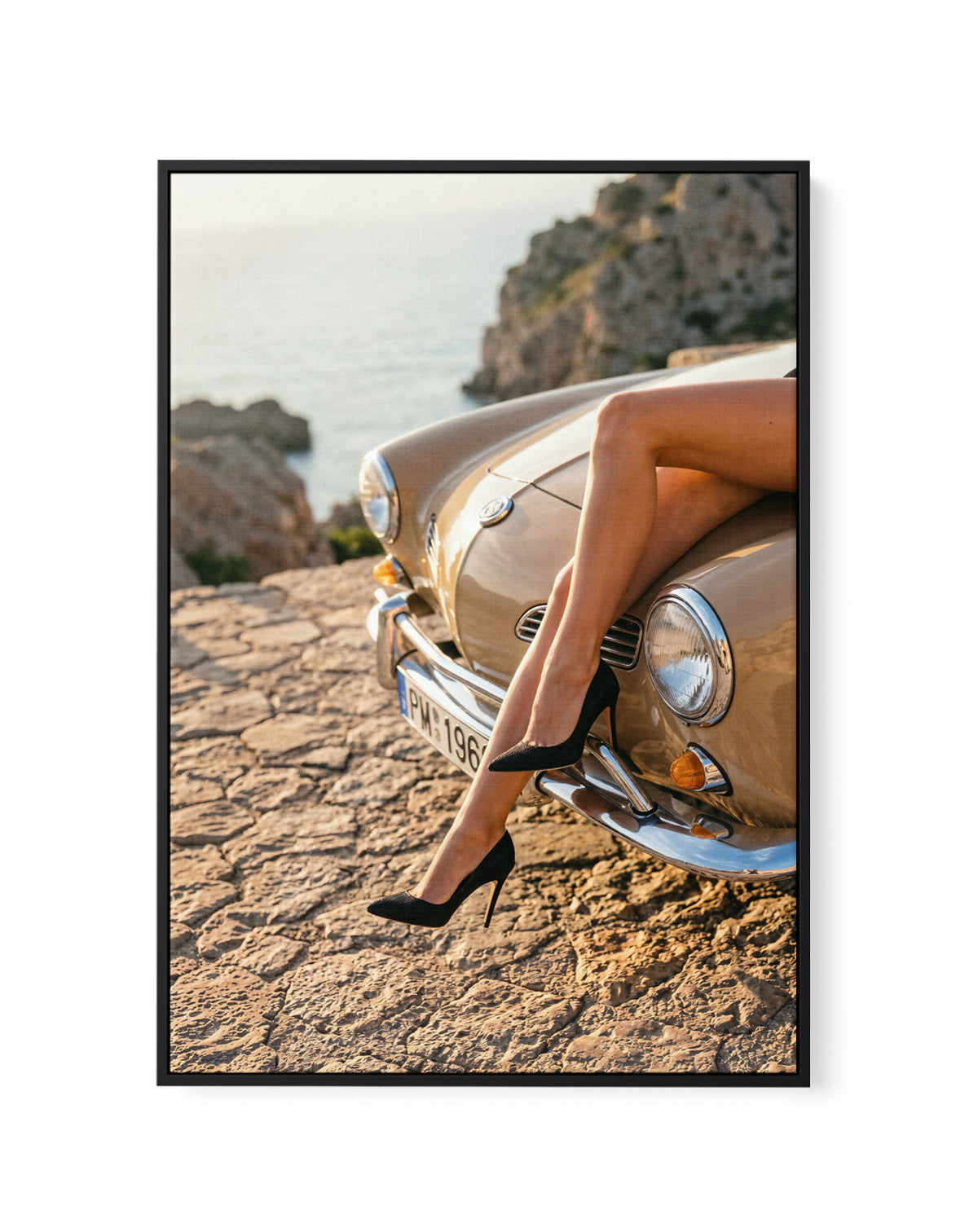 Afternoon View II | Framed Canvas Art Print