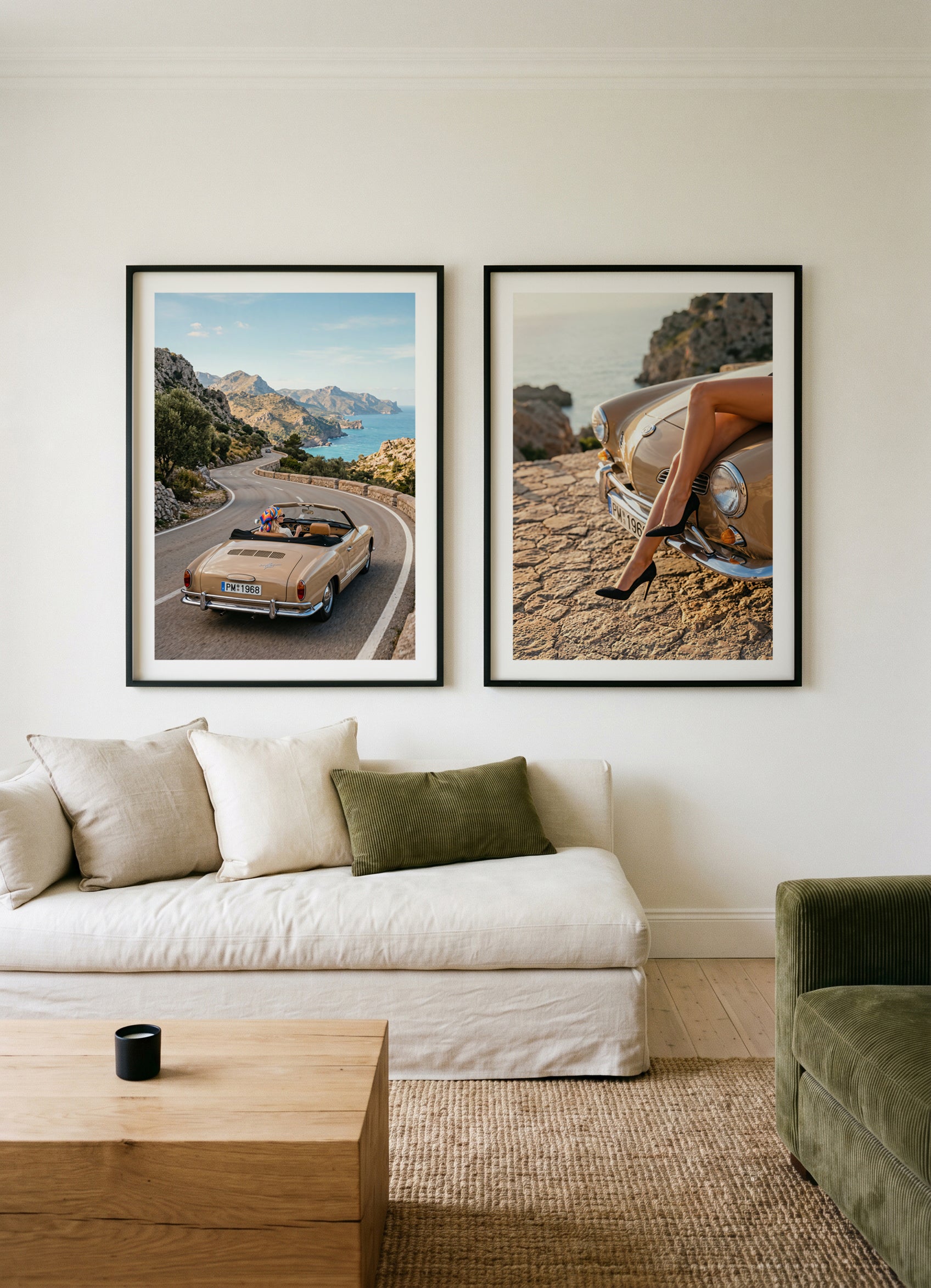 Afternoon View I & II Art Print Set of 2 | Matching Wall Art