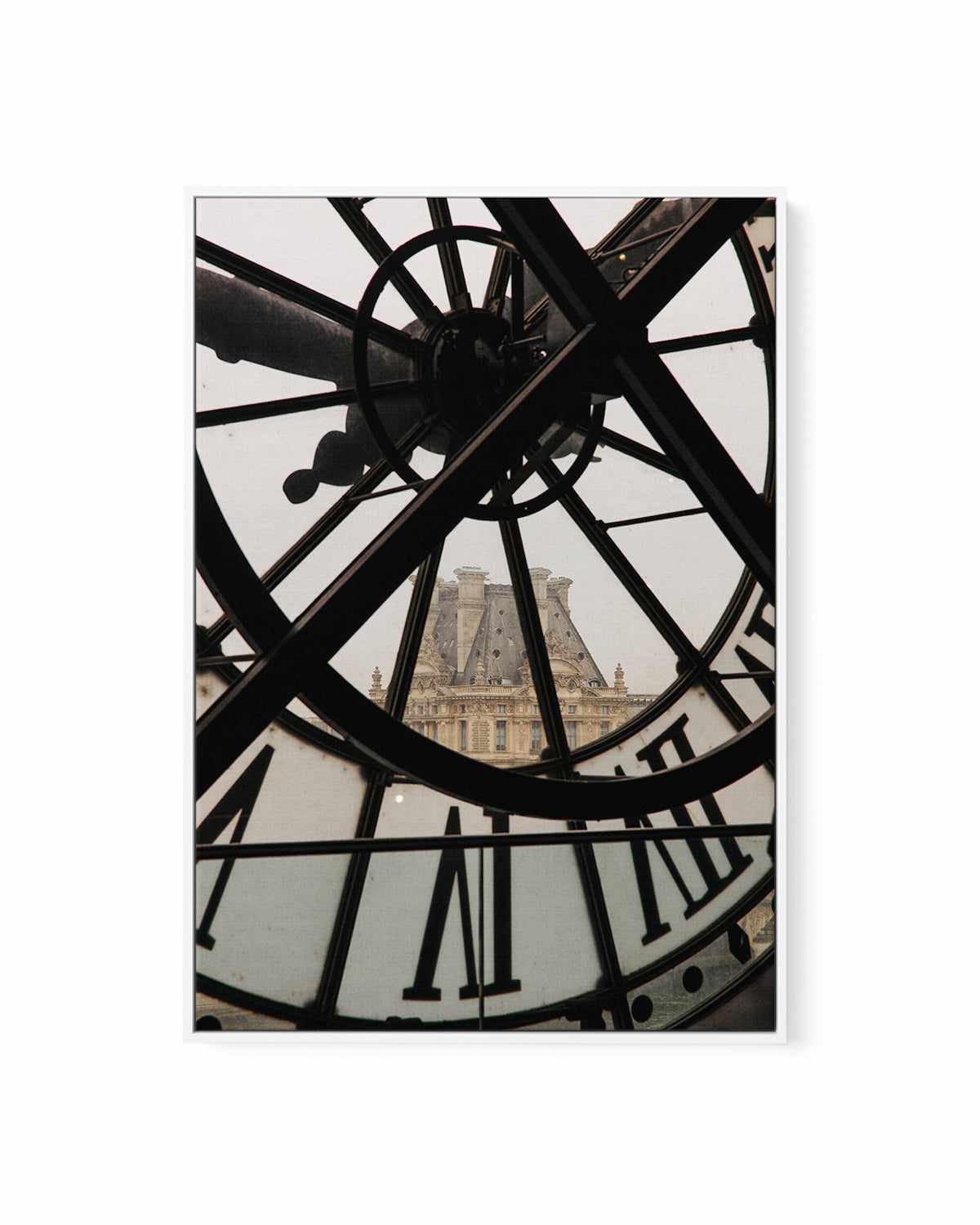 Clock Tower by Jovani Demetrie | Framed Canvas Art Print