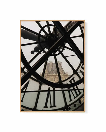 Clock Tower by Jovani Demetrie | Framed Canvas Art Print from Olive et Oriel where you can shop wallpaper and artworks online