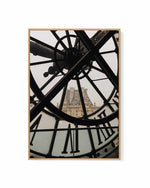Clock Tower by Jovani Demetrie | Framed Canvas Art Print
