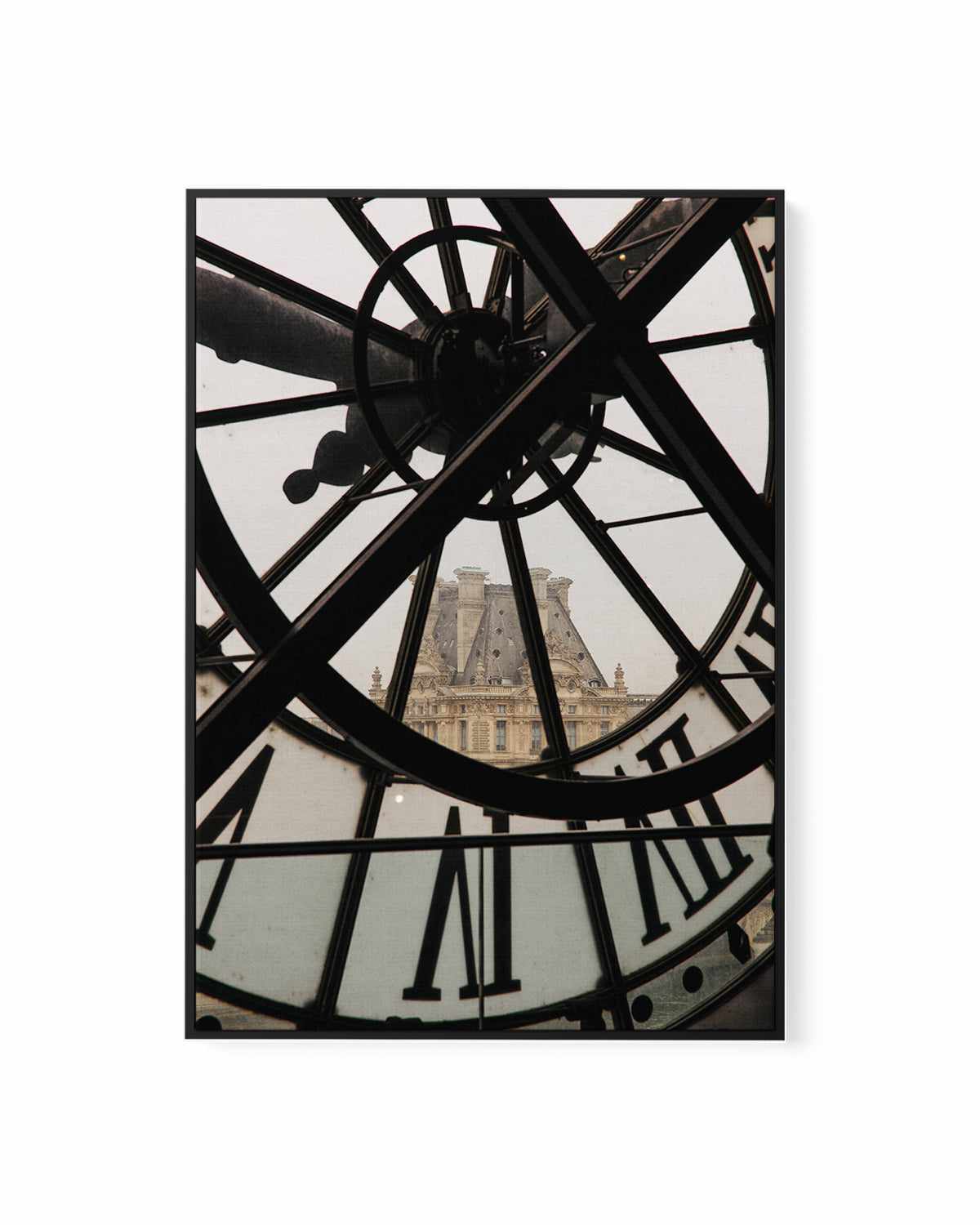 Clock Tower by Jovani Demetrie | Framed Canvas Art Print