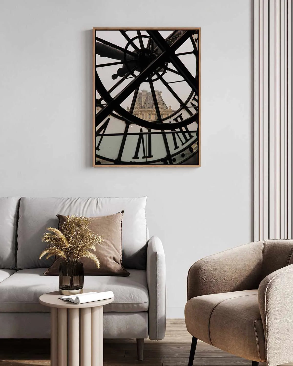 Clock Tower by Jovani Demetrie | Framed Canvas Art Print from Olive et Oriel where you can shop wallpaper and artworks online