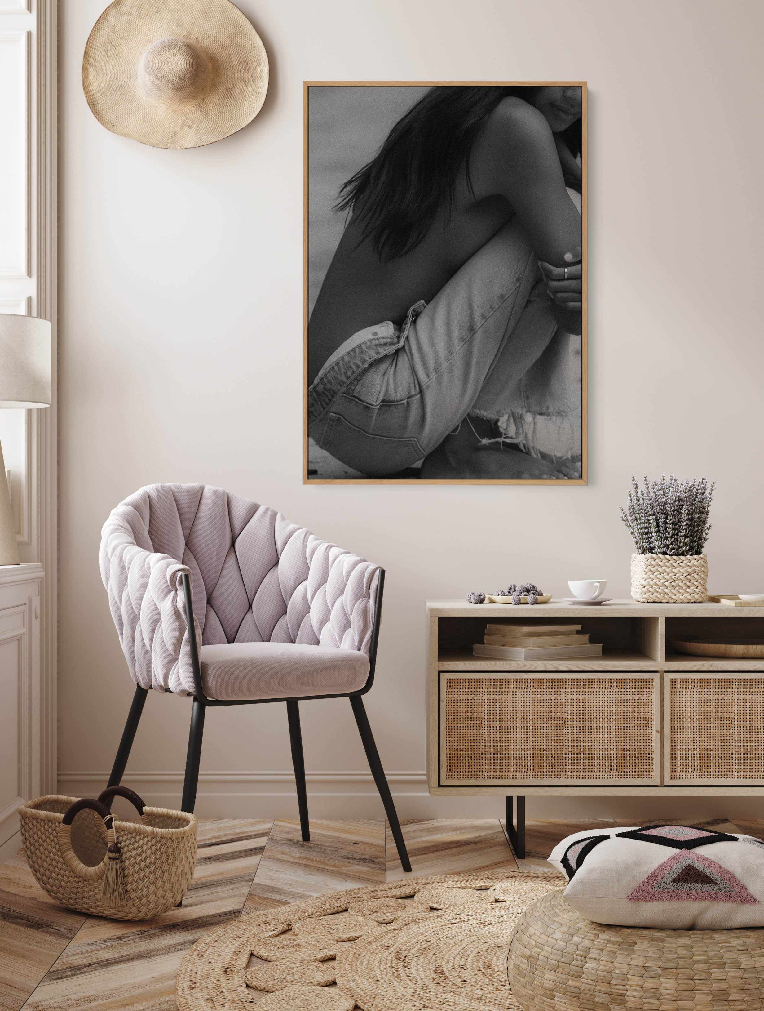 Closer by Riccardo Camilli | Framed Canvas Art Print