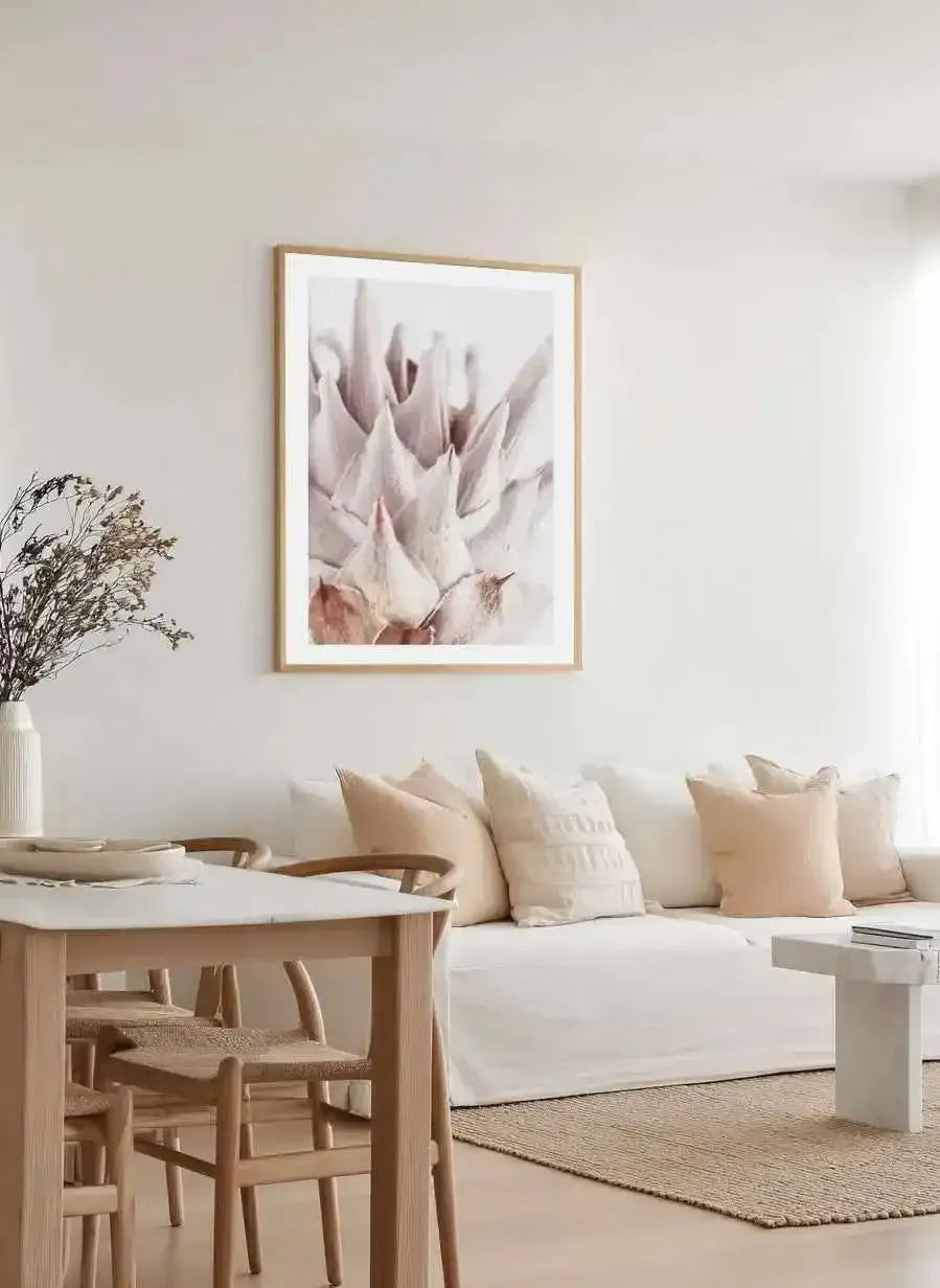 Closer Please | King Protea Art Print from Olive et Oriel where you can shop wallpaper and artworks online