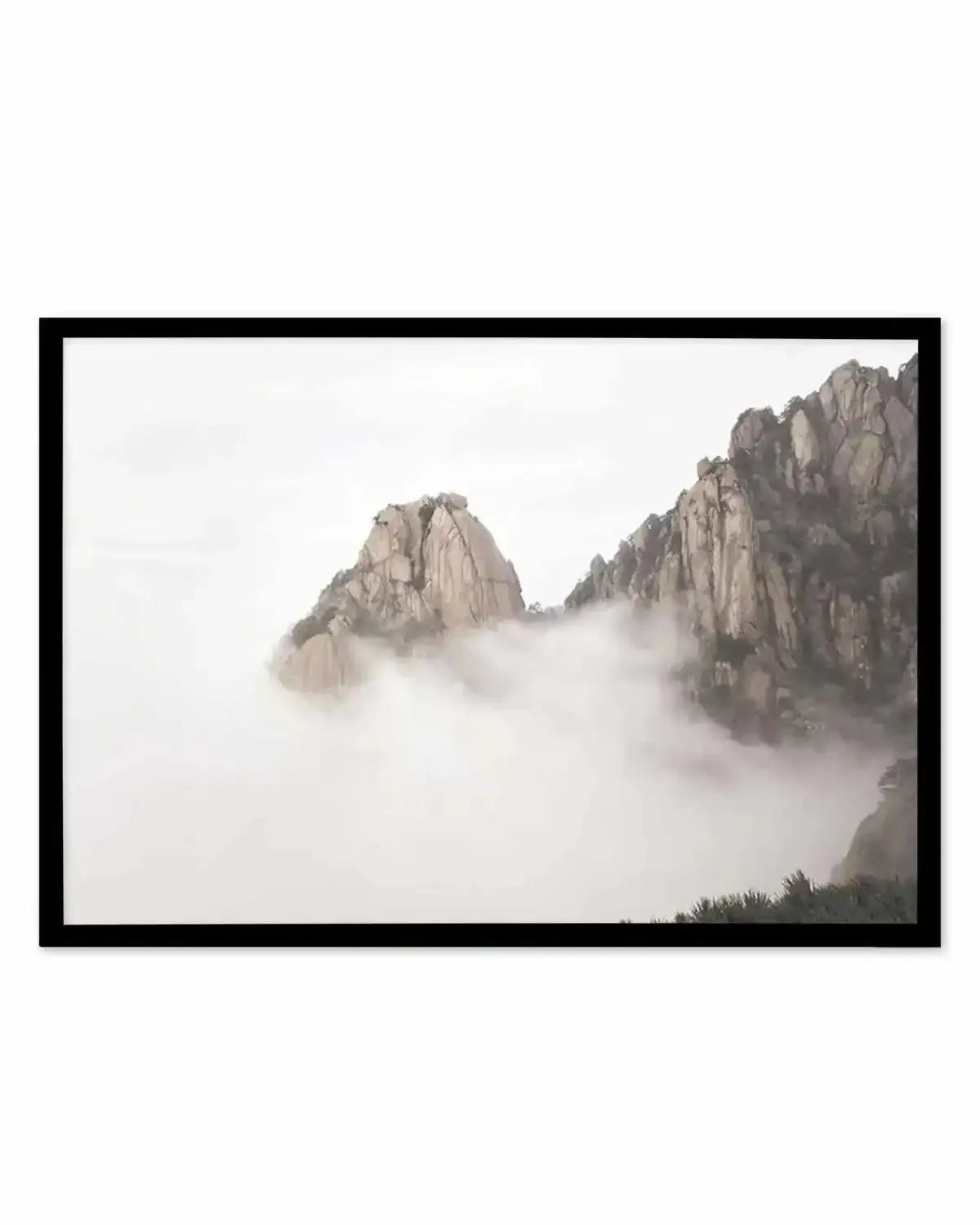 Cloud Mountain Art Print from Olive et Oriel where you can shop wallpaper and artworks online