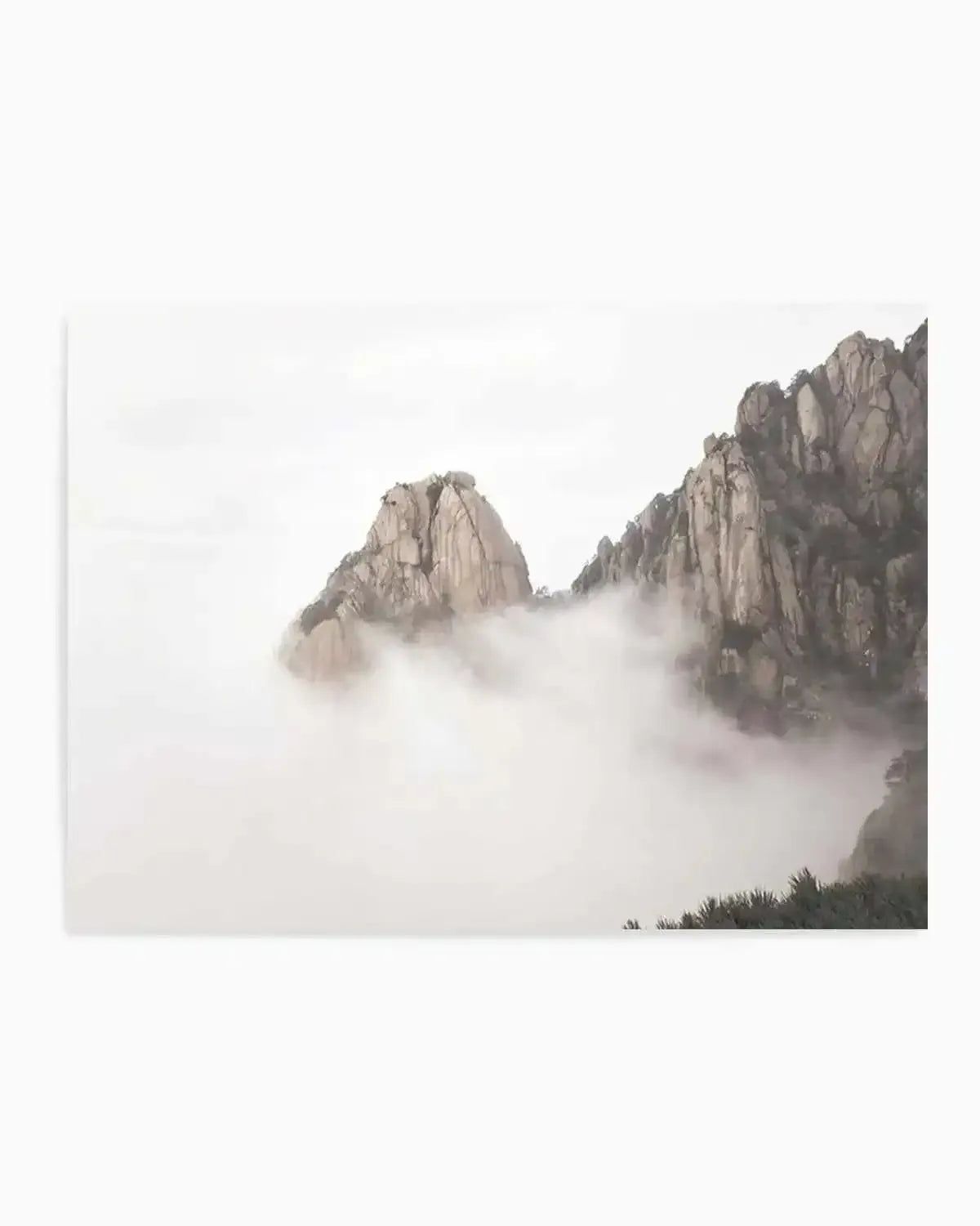 Cloud Mountain Art Print from Olive et Oriel where you can shop wallpaper and artworks online