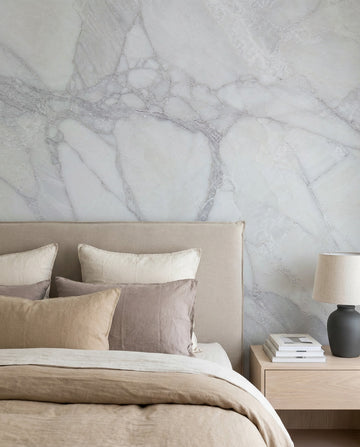 Cloud Grey Marble Mural Wallpaper