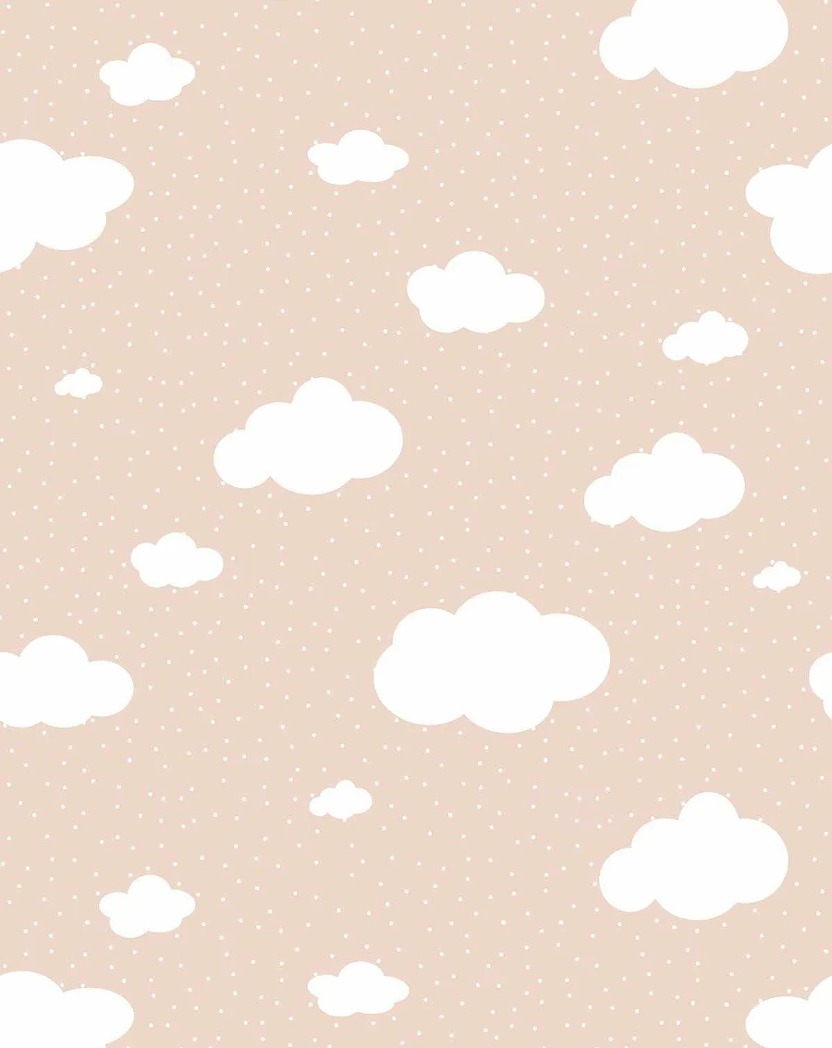 Clouds Wallpaper in Soft Terracotta-Wallpaper-Buy Kids Removable Wallpaper Online Our Custom Made Children√¢‚Ç¨‚Ñ¢s Wallpapers Are A Fun Way To Decorate And Enhance Boys Bedroom Decor And Girls Bedrooms They Are An Amazing Addition To Your Kids Bedroom Walls Our Collection of Kids Wallpaper Is Sure To Transform Your Kids Rooms Interior Style From Pink Wallpaper To Dinosaur Wallpaper Even Marble Wallpapers For Teen Boys Shop Peel And Stick Wallpaper Online Today With Olive et Oriel