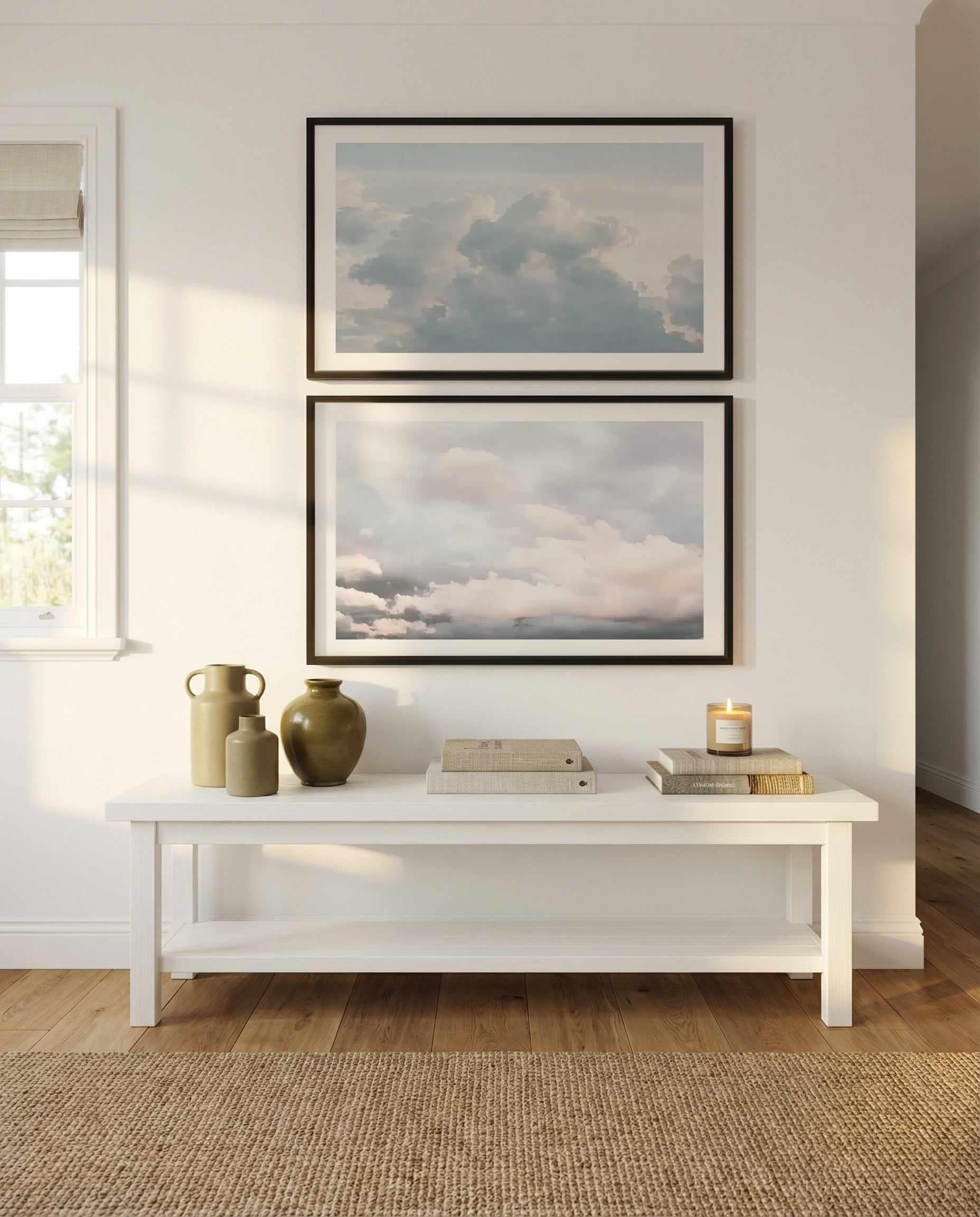 Clouds I & II Art Print Set of 2 | Matching Wall Art from Olive et Oriel where you can shop wallpaper and artworks online
