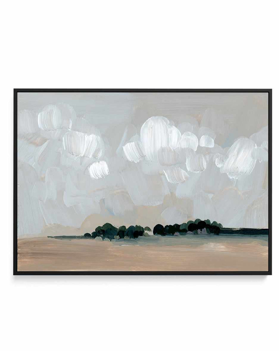 Cloudy Afternoon By Shina Choi | Framed Canvas Art Print from Olive et Oriel where you can shop wallpaper and artworks online
