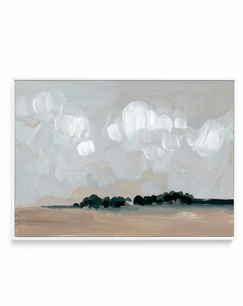 Cloudy Afternoon By Shina Choi | Framed Canvas Art Print