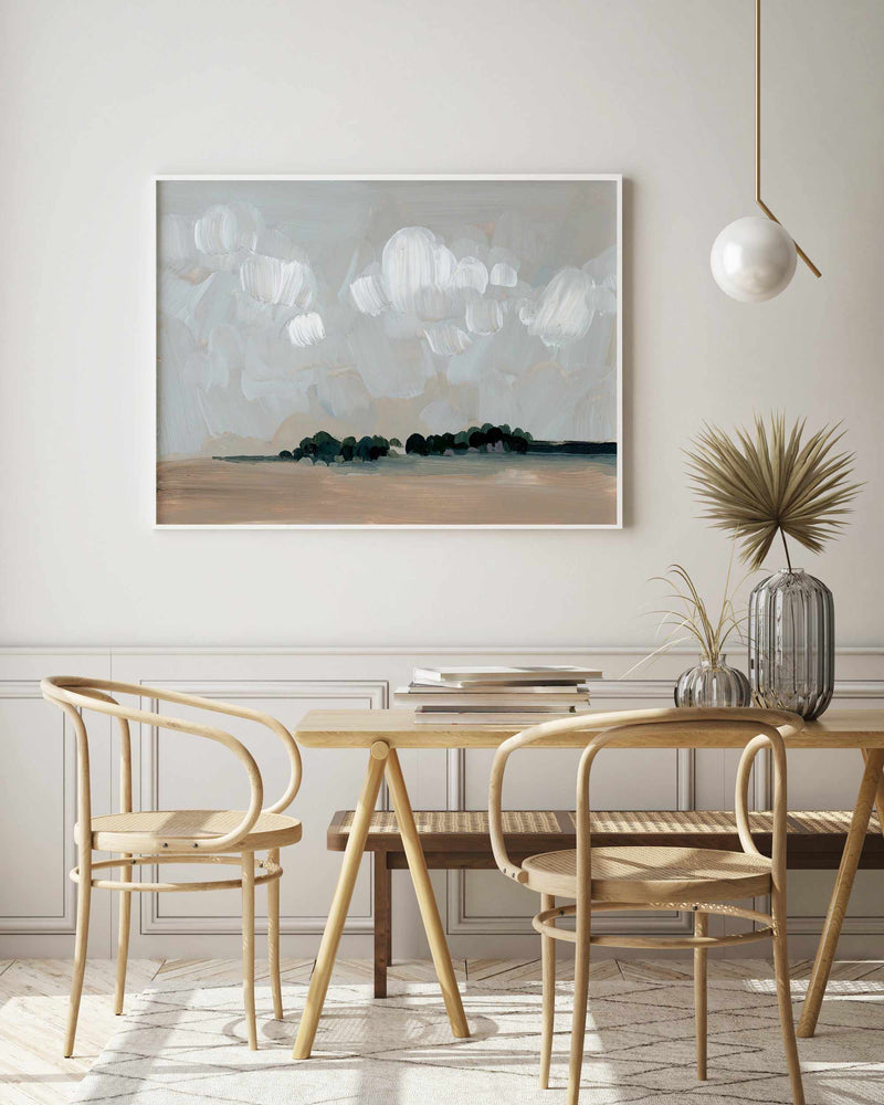 Cloudy Afternoon By Shina Choi | Art Print from Olive et Oriel where you can shop wallpaper and artworks online