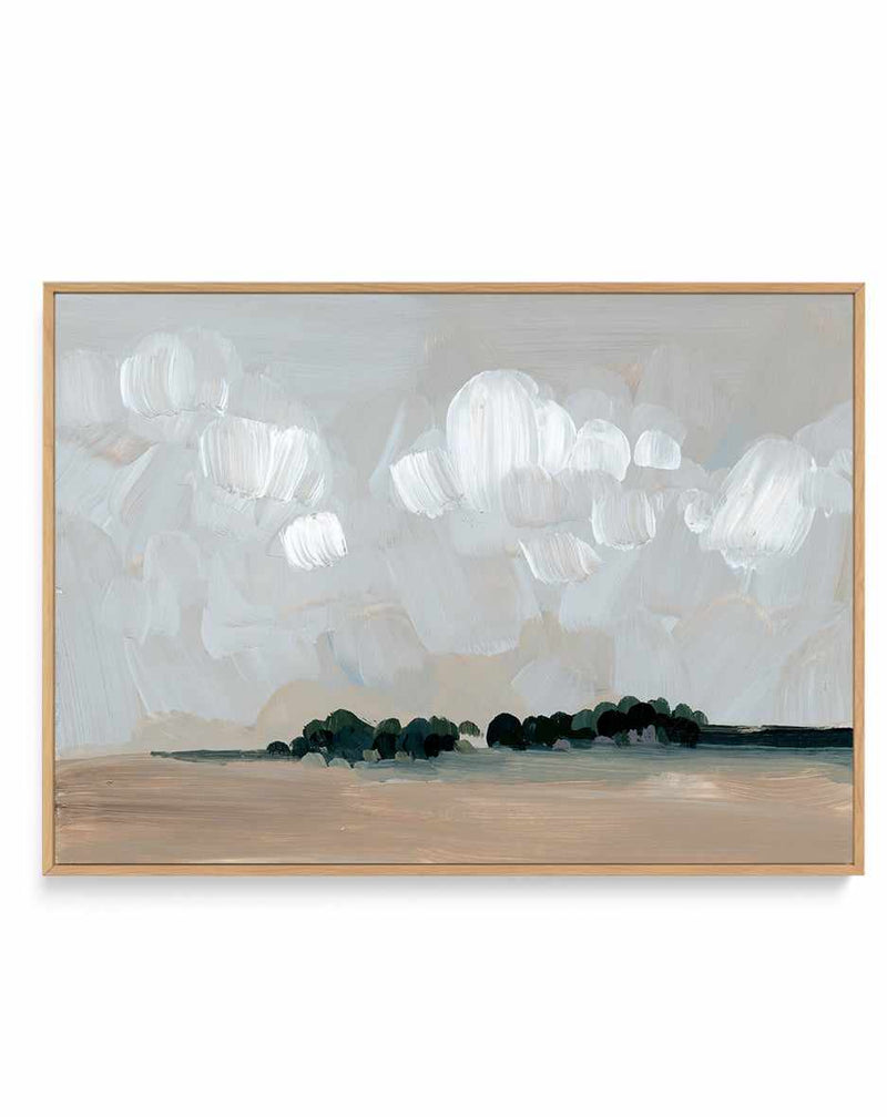 Cloudy Afternoon By Shina Choi | Framed Canvas Art Print