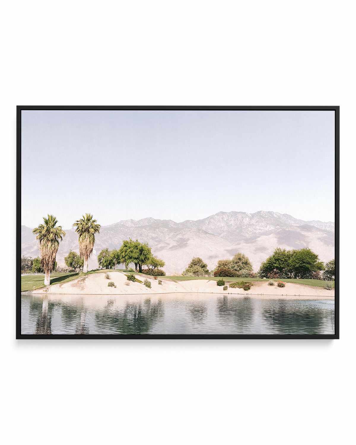 Club Palm Springs | Framed Canvas Art Print