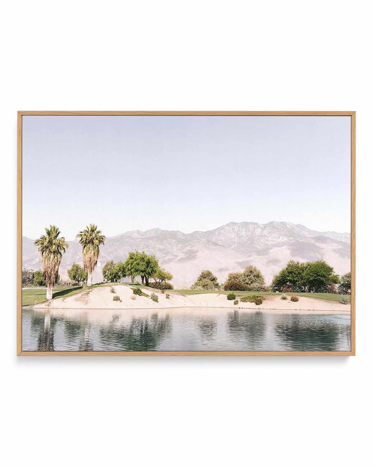 Club Palm Springs | Framed Canvas Art Print