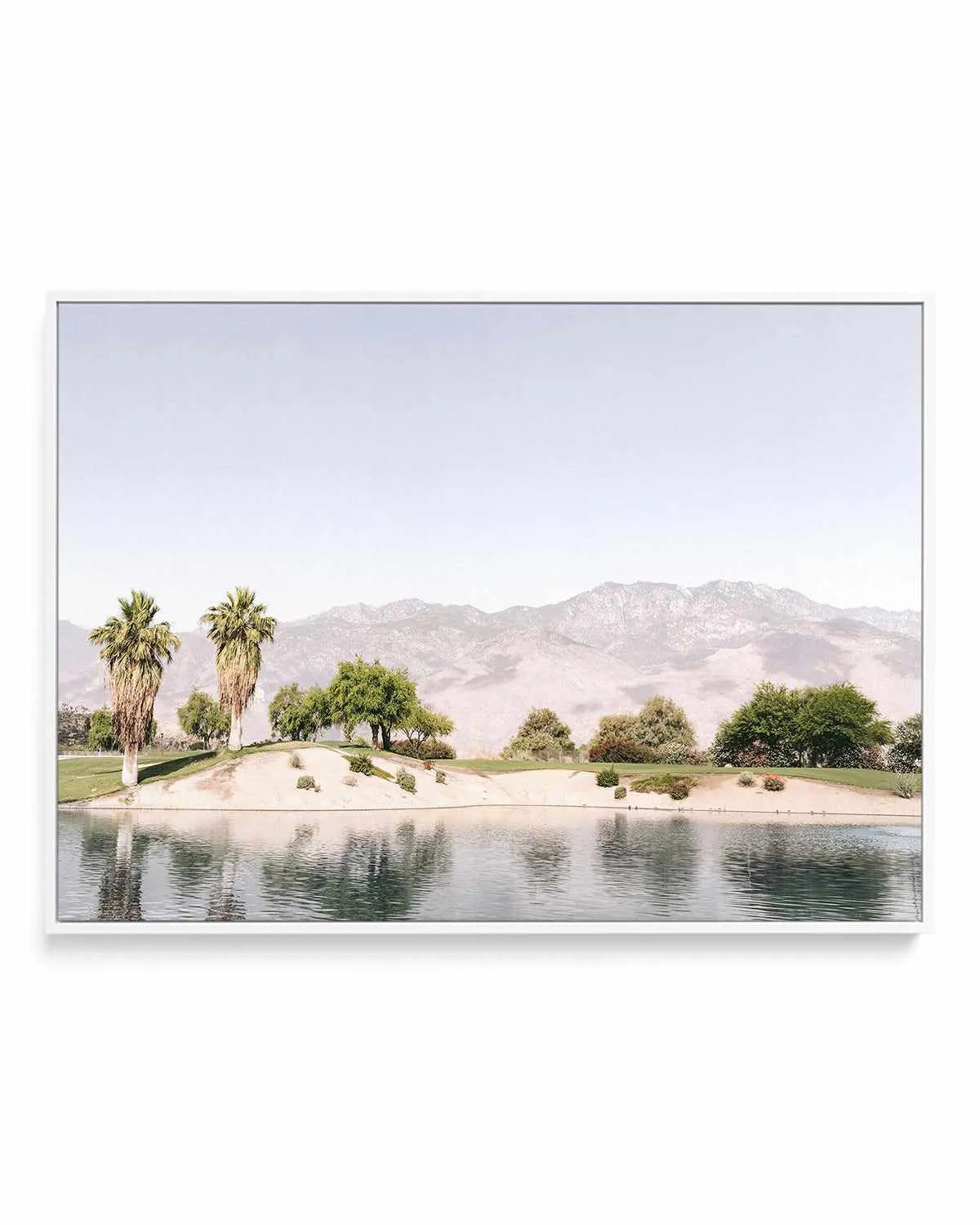 Club Palm Springs | Framed Canvas Art Print from Olive et Oriel where you can shop wallpaper and artworks online