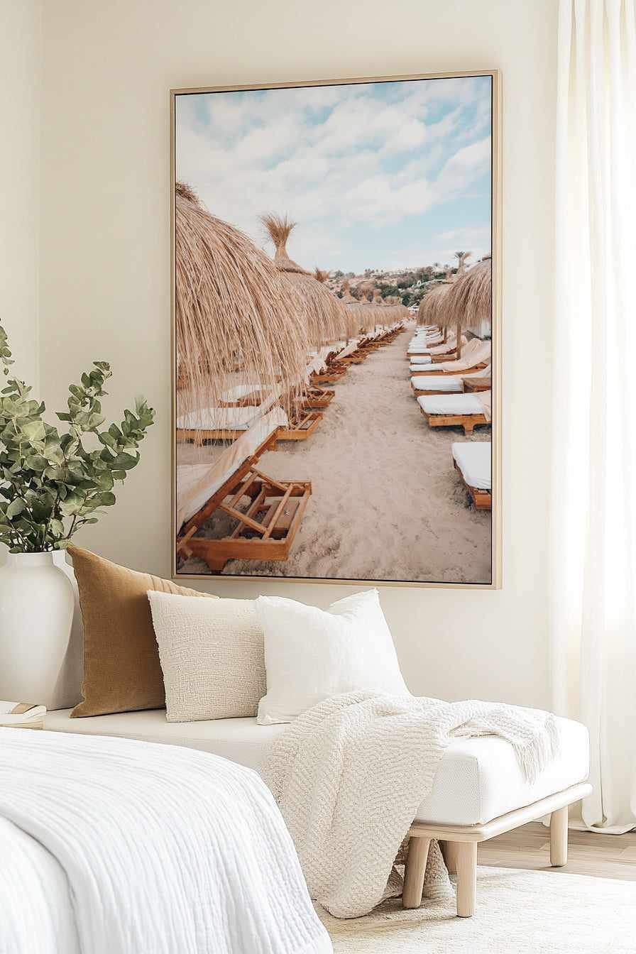 Club Sol, Ibiza by Teigan Geercke | Framed Canvas Art Print from Olive et Oriel where you can shop wallpaper and artworks online