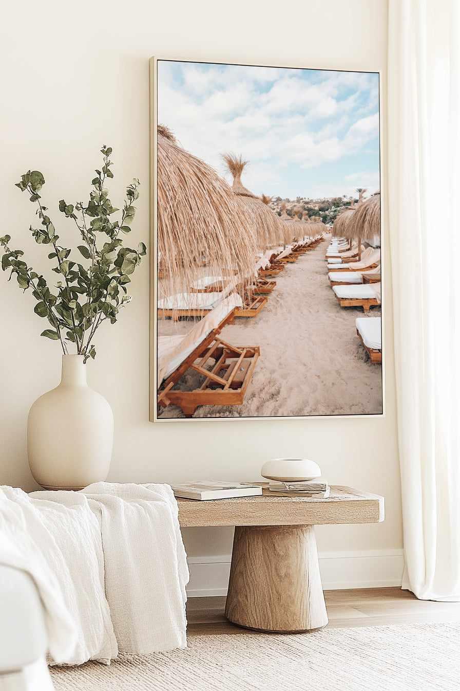 Club Sol, Ibiza by Teigan Geercke | Framed Canvas Art Print from Olive et Oriel where you can shop wallpaper and artworks online