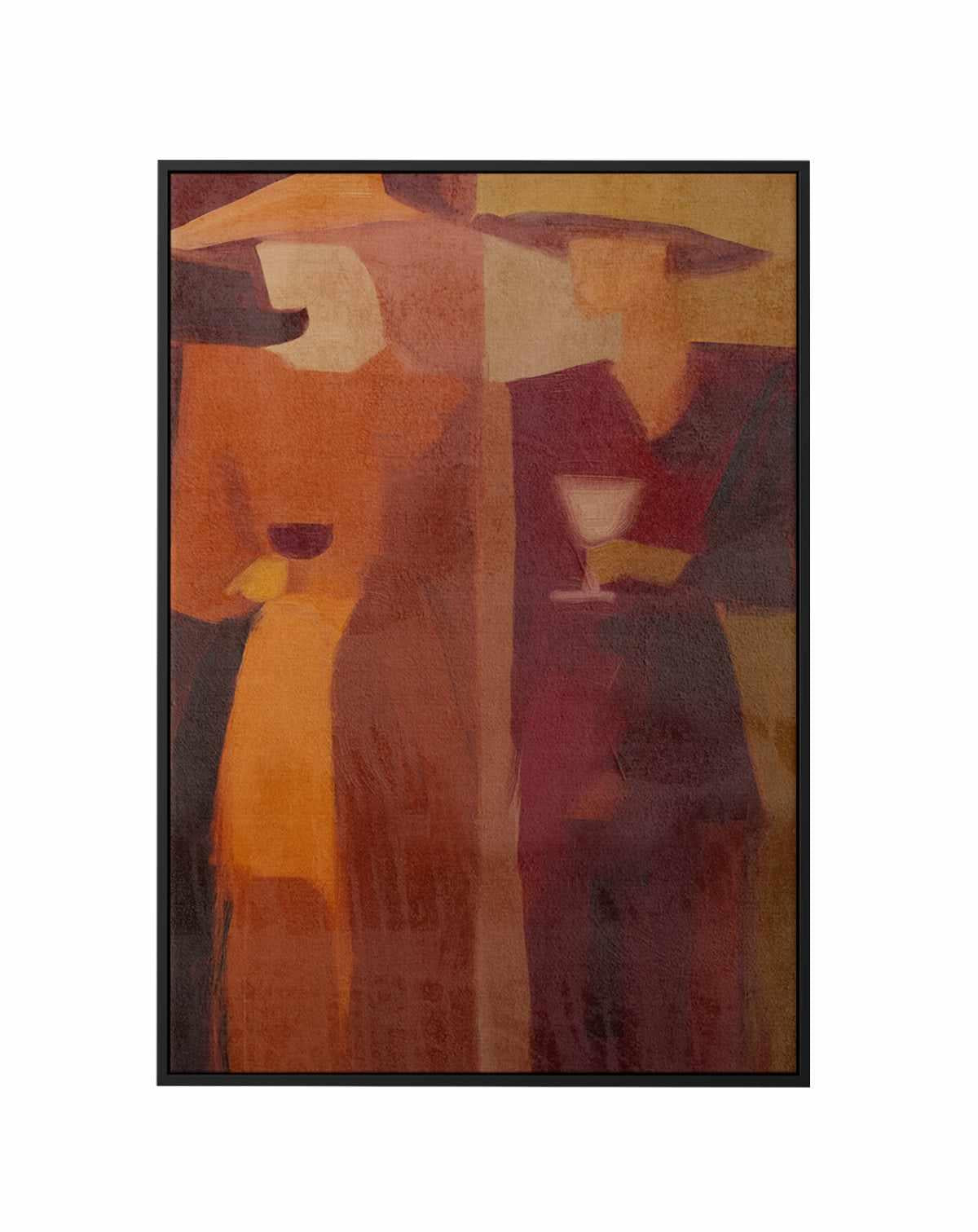 Club Vino | Framed Canvas Art Print from Olive et Oriel where you can shop wallpaper and artworks online