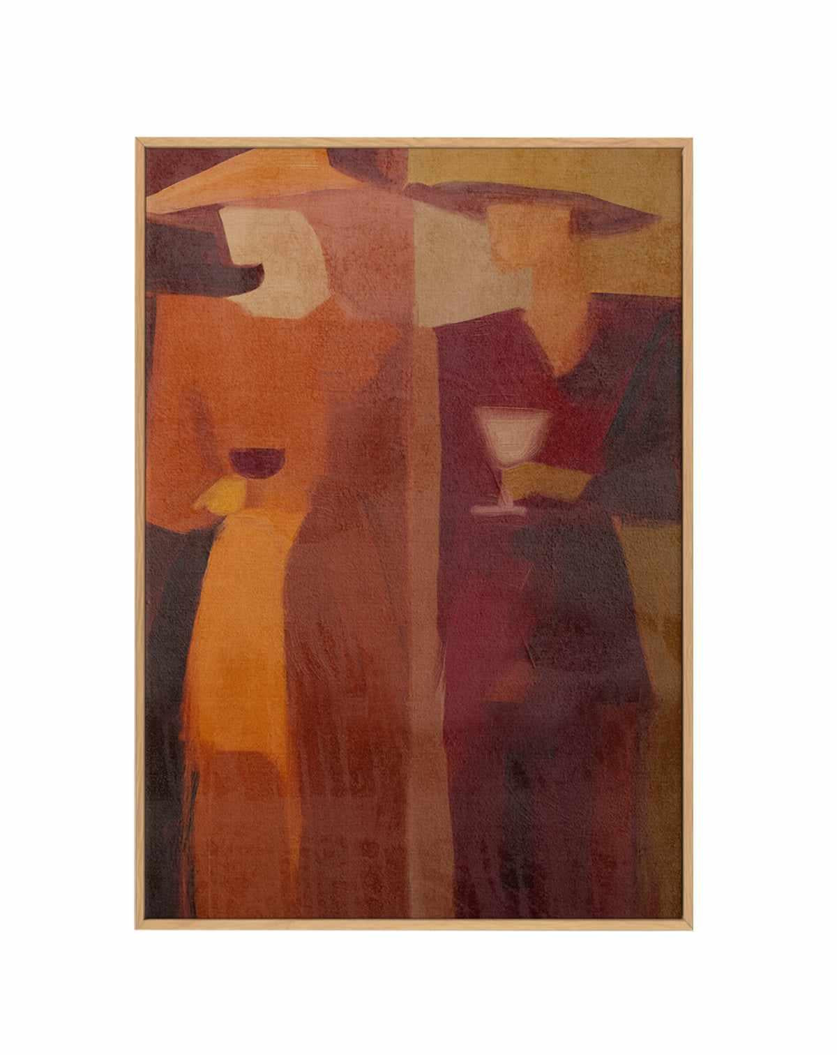 Club Vino | Framed Canvas Art Print from Olive et Oriel where you can shop wallpaper and artworks online