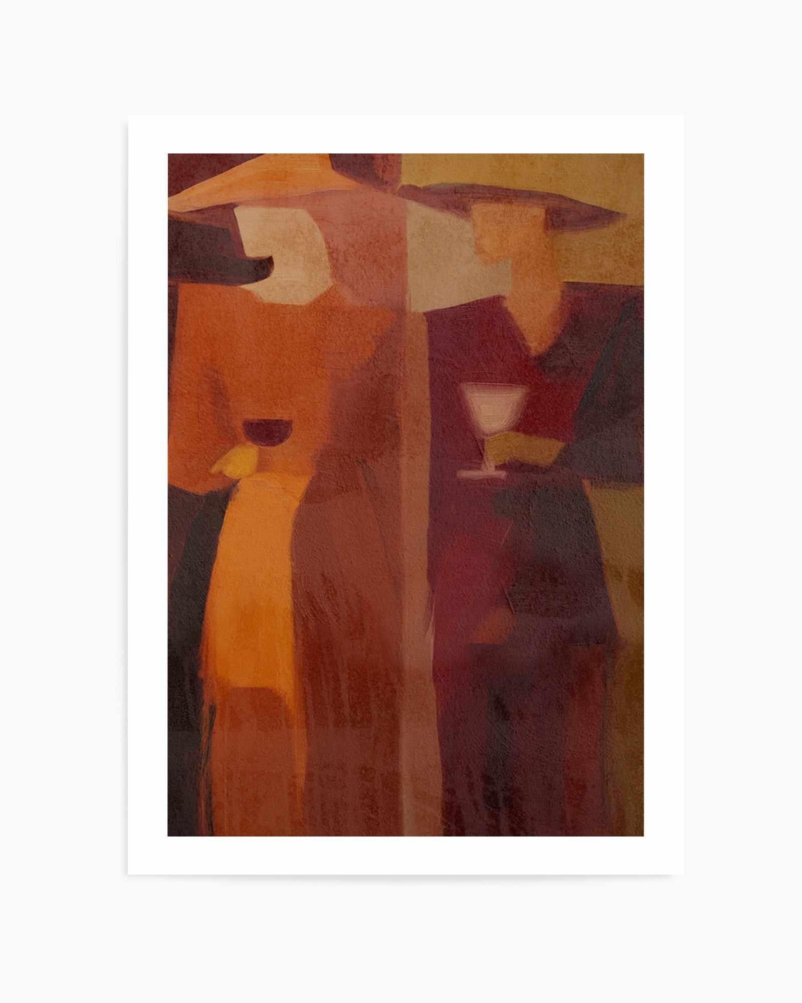 Club Vino | Art Print from Olive et Oriel where you can shop wallpaper and artworks online