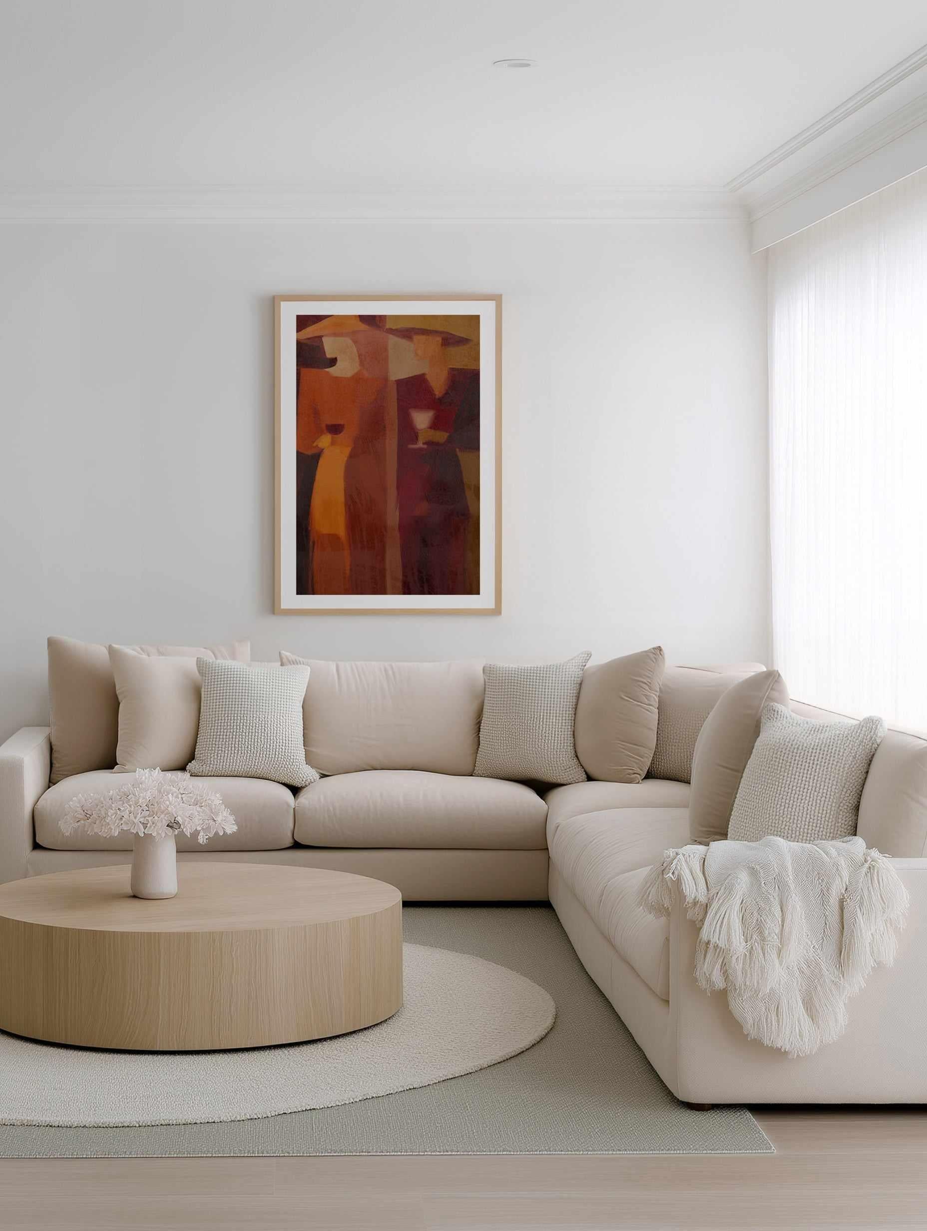 Club Vino | Art Print from Olive et Oriel where you can shop wallpaper and artworks online