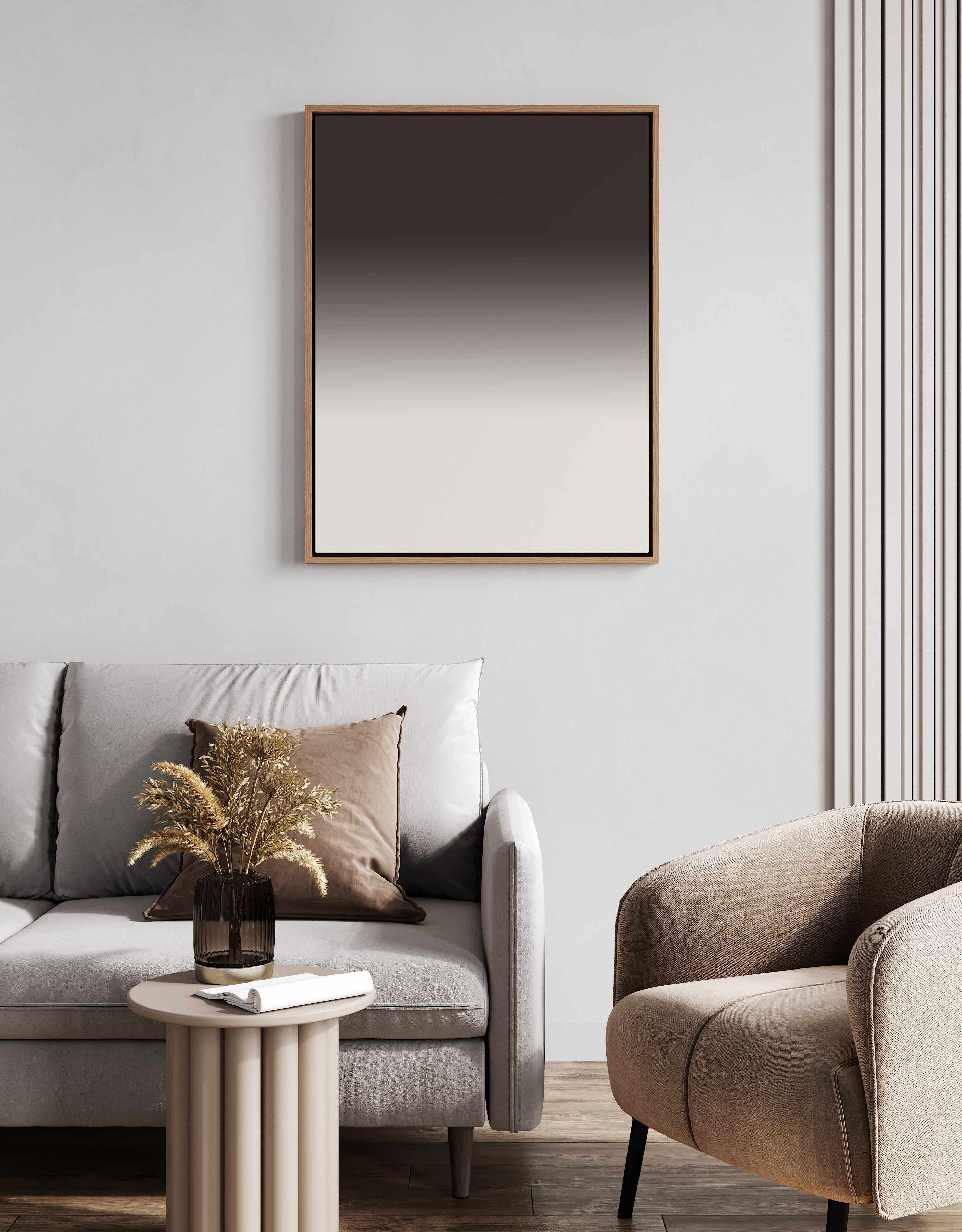Coal - The Faded Collection | Framed Canvas Art Print from Olive et Oriel where you can shop wallpaper and artworks online