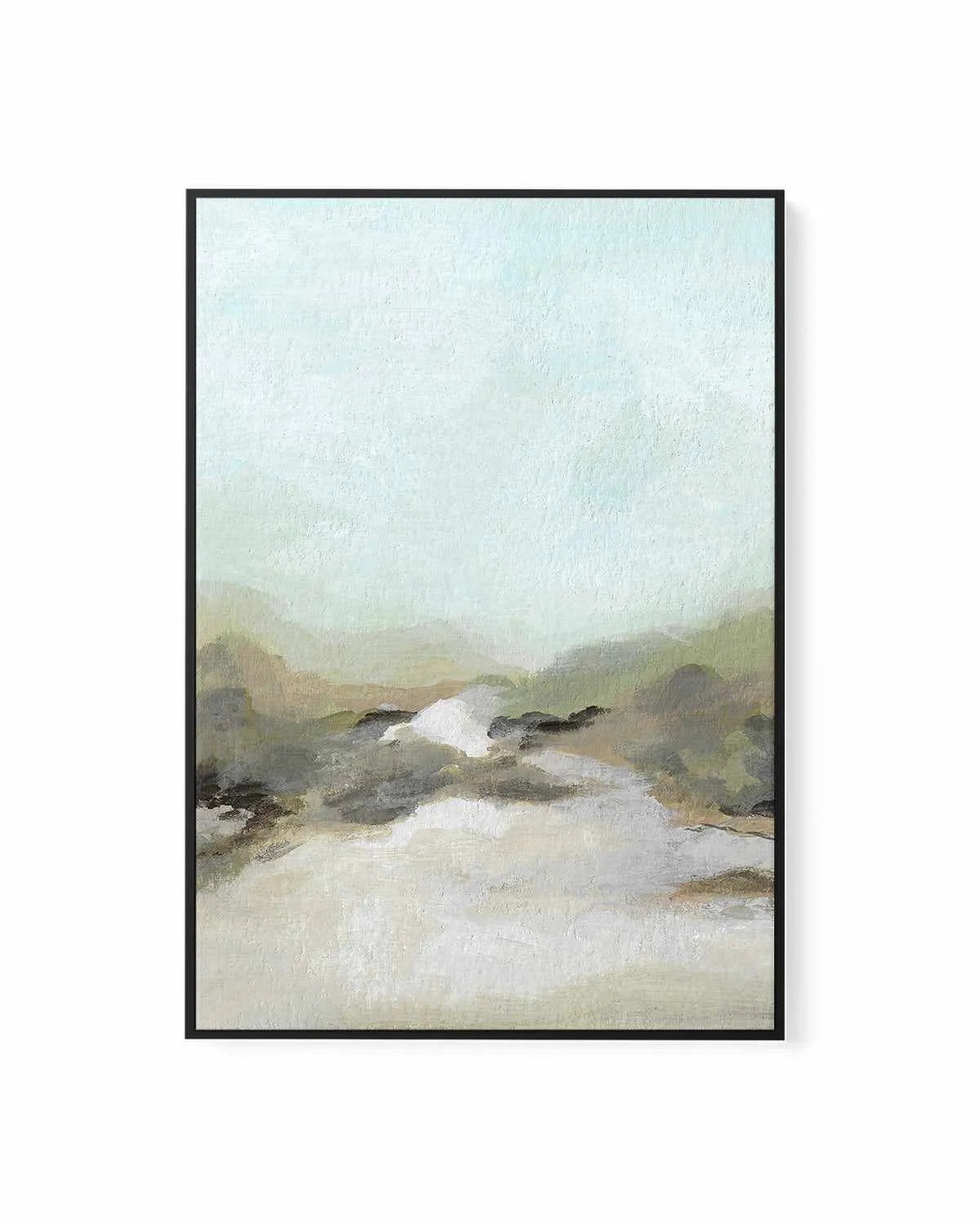 Coastal Abstract by Josephine Wianto | Framed Canvas Art Print from Olive et Oriel where you can shop wallpaper and artworks online