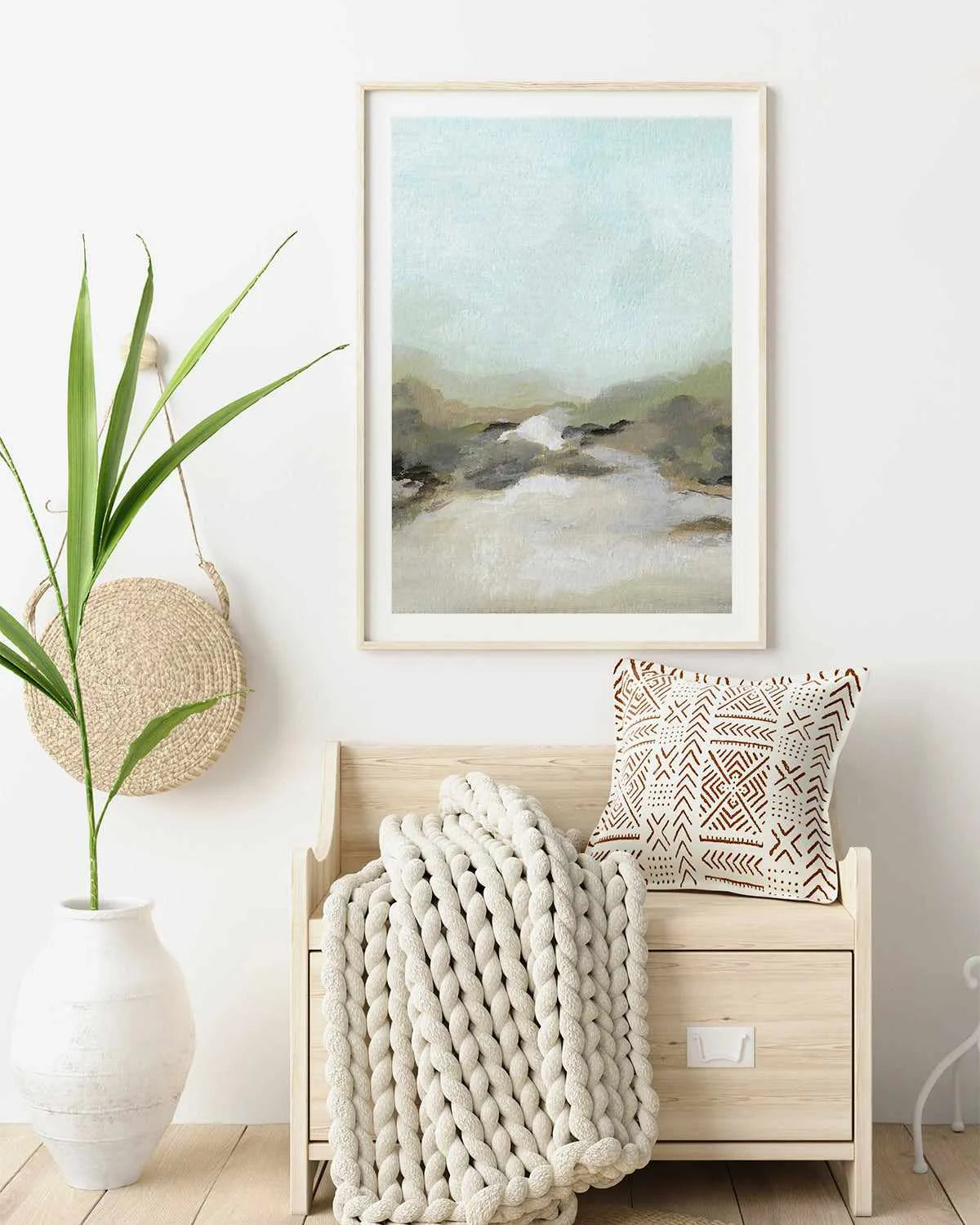 Coastal Abstract by Josephine Wianto Art Print from Olive et Oriel where you can shop wallpaper and artworks online