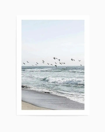 Coastal Birds Art Print from Olive et Oriel where you can shop wallpaper and artworks online